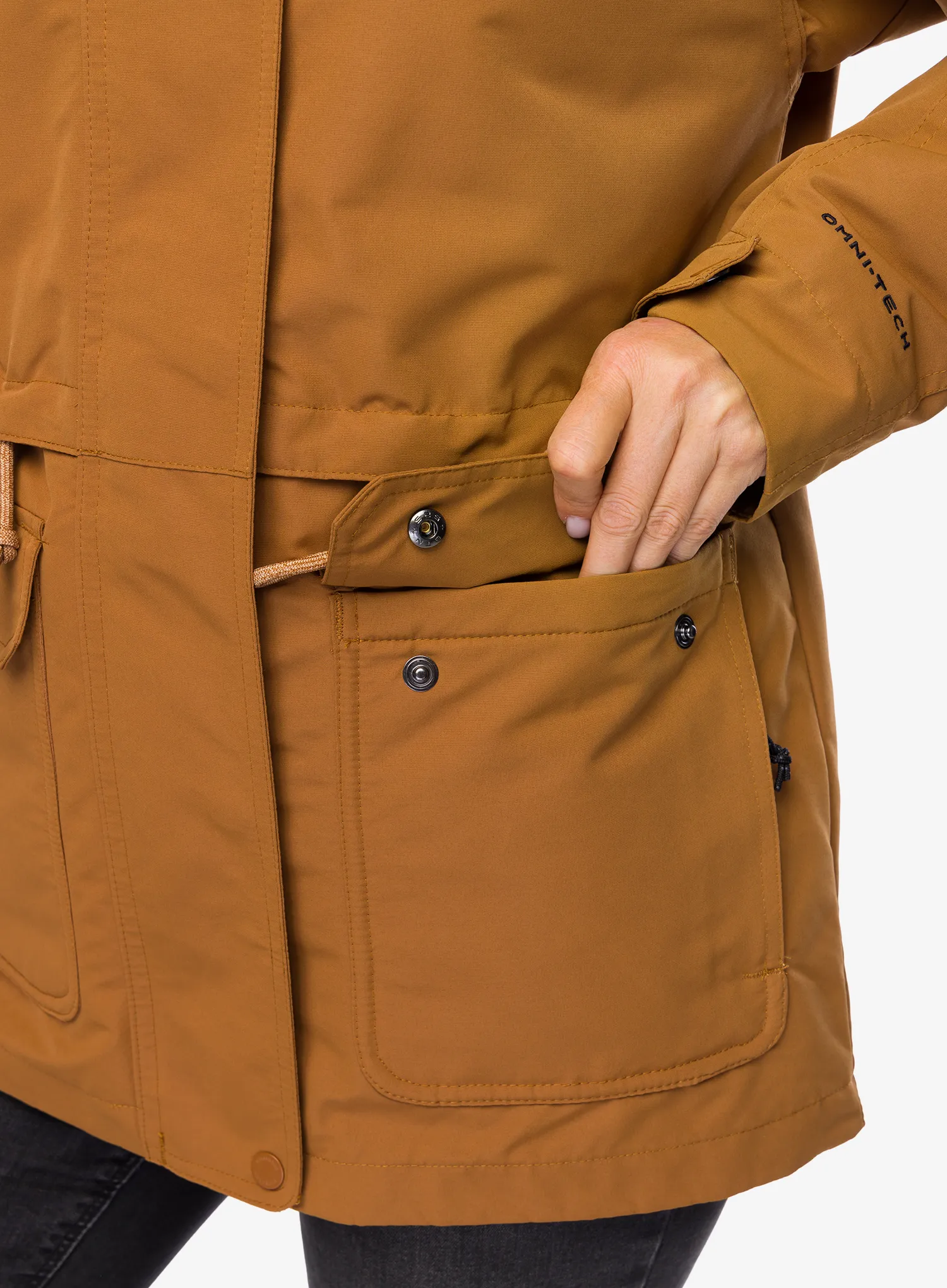 Ženska jakna 3v1 Columbia Drop Ridge II Interchange Jacket - camel brown