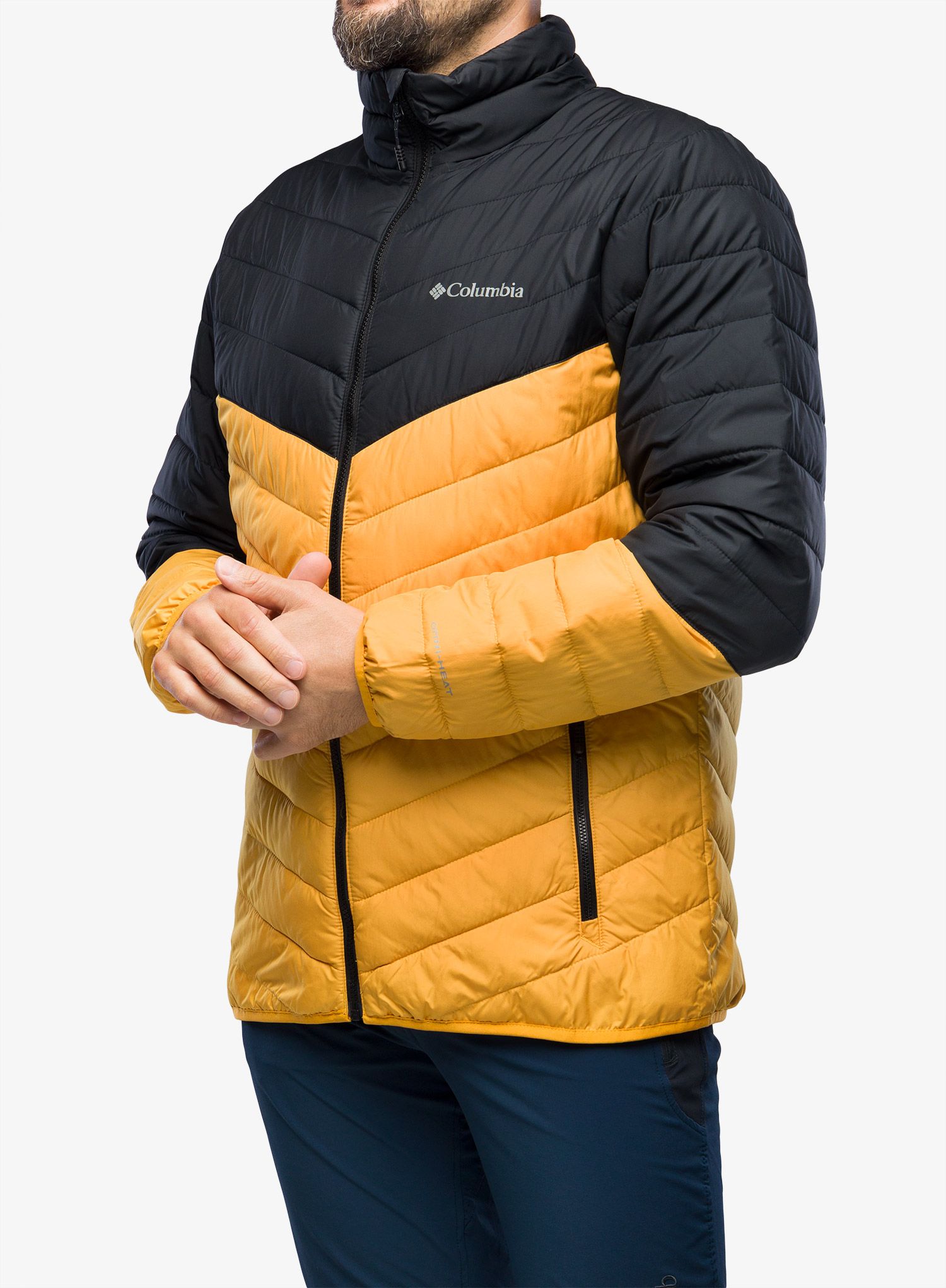 Sintetična jakna Columbia Eddie Gorge Jacket - raw honey/black