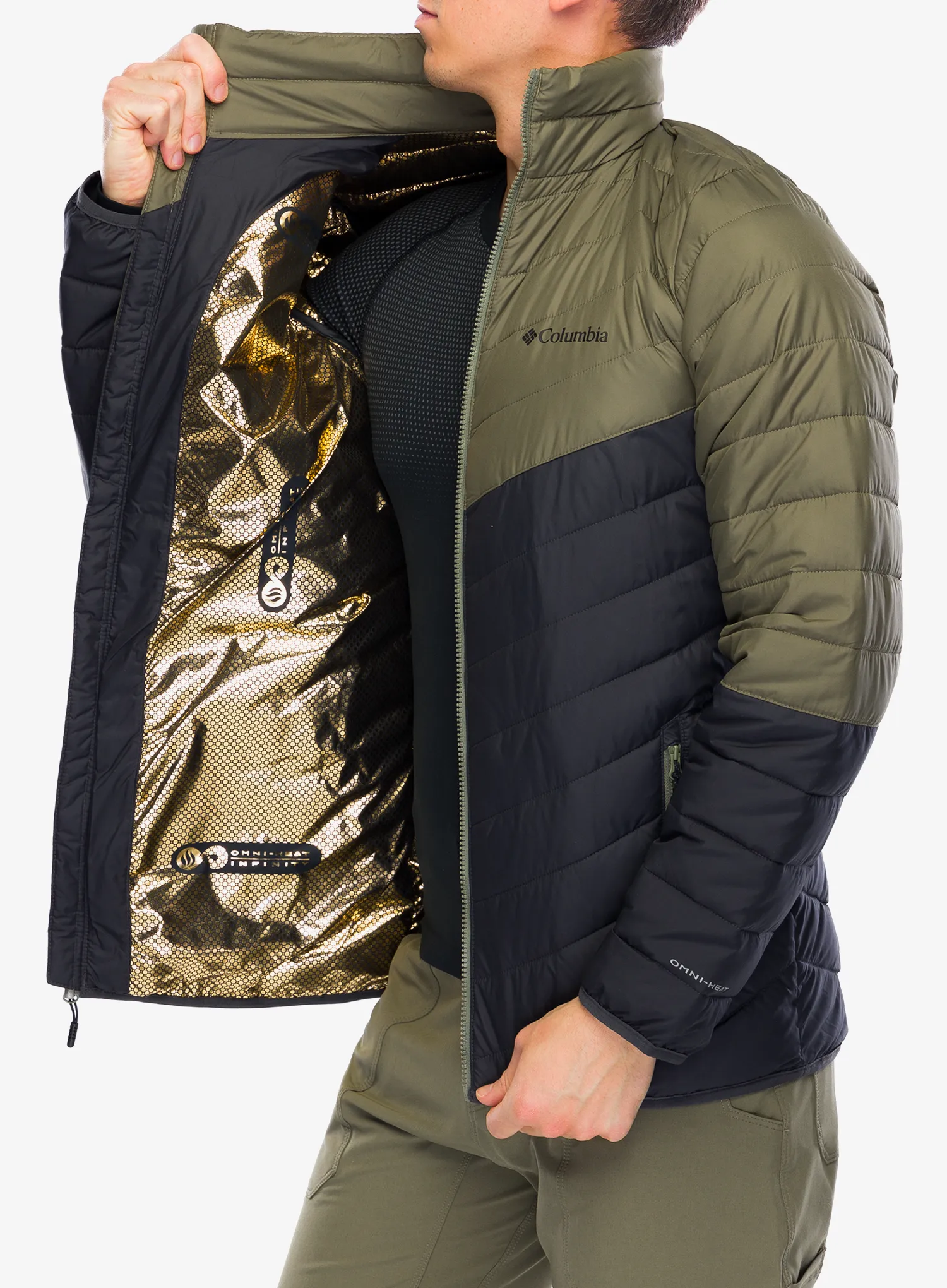 Moška jakna Columbia Eddie Gorge Jacket - shark/stone green
