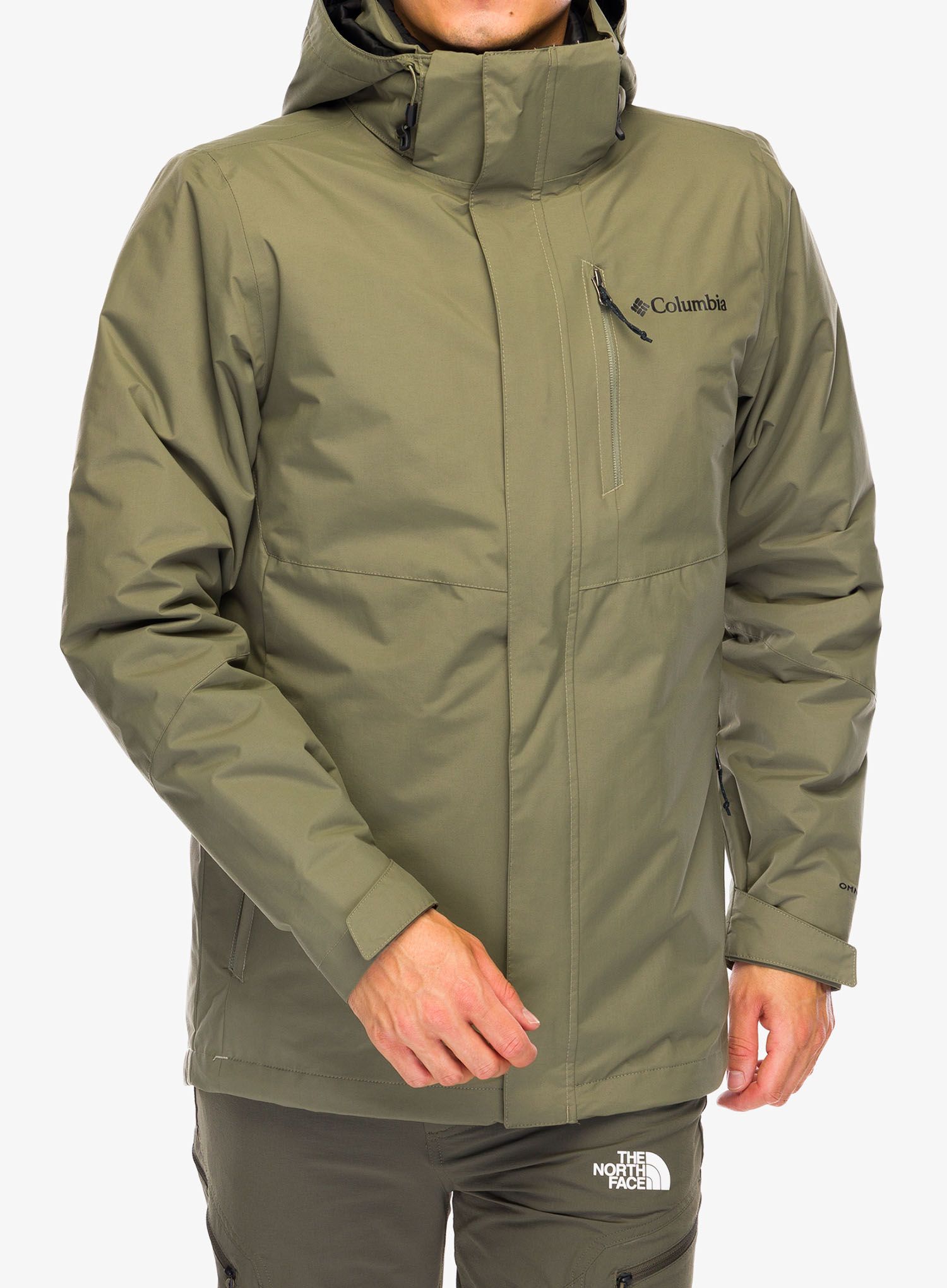 Jakna 3v1 Columbia Element Blocker III Interchange Jacket - stone green