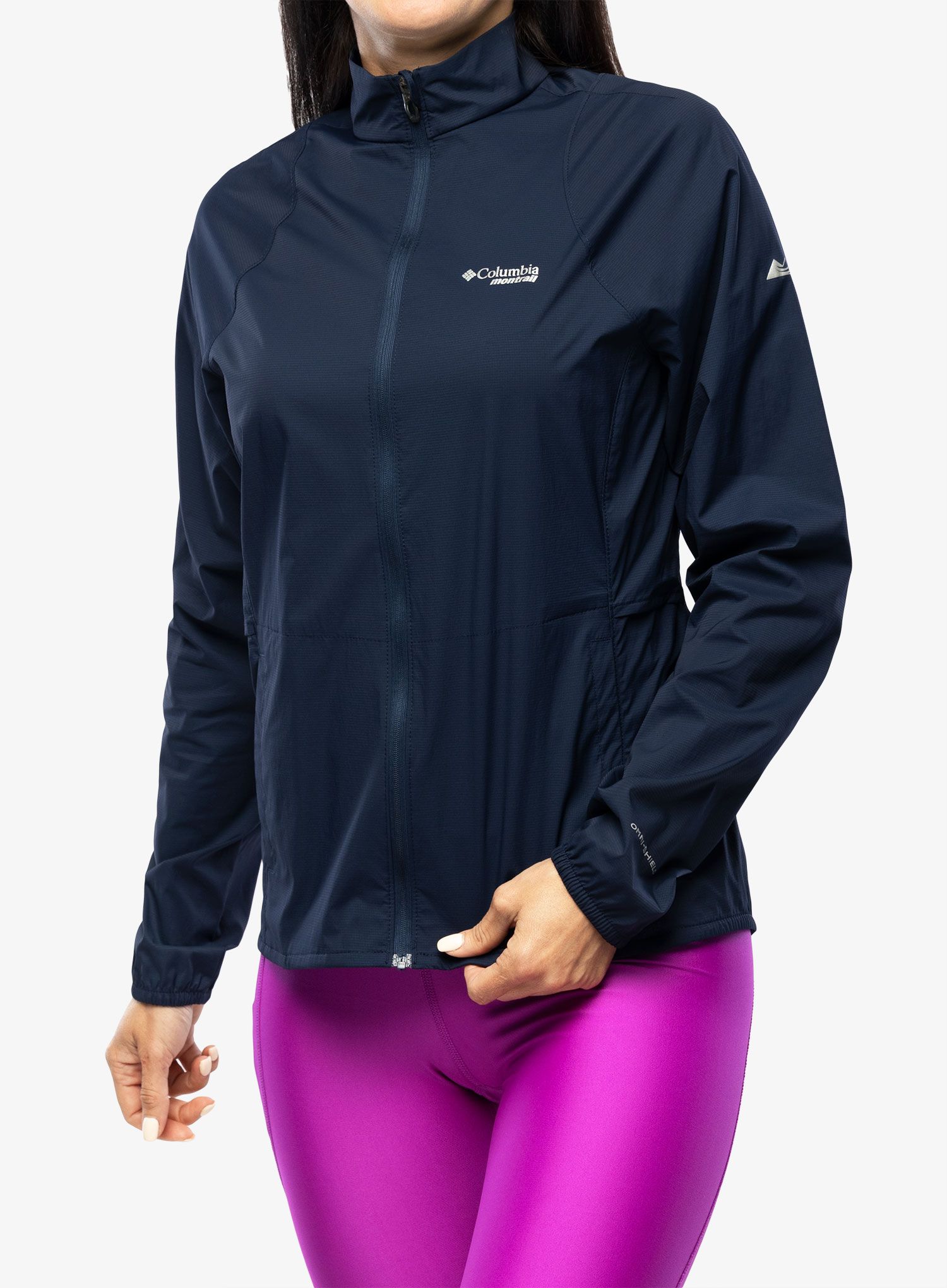 Ženska jakna Columbia Endless Trail Wind Shell - collegiate navy