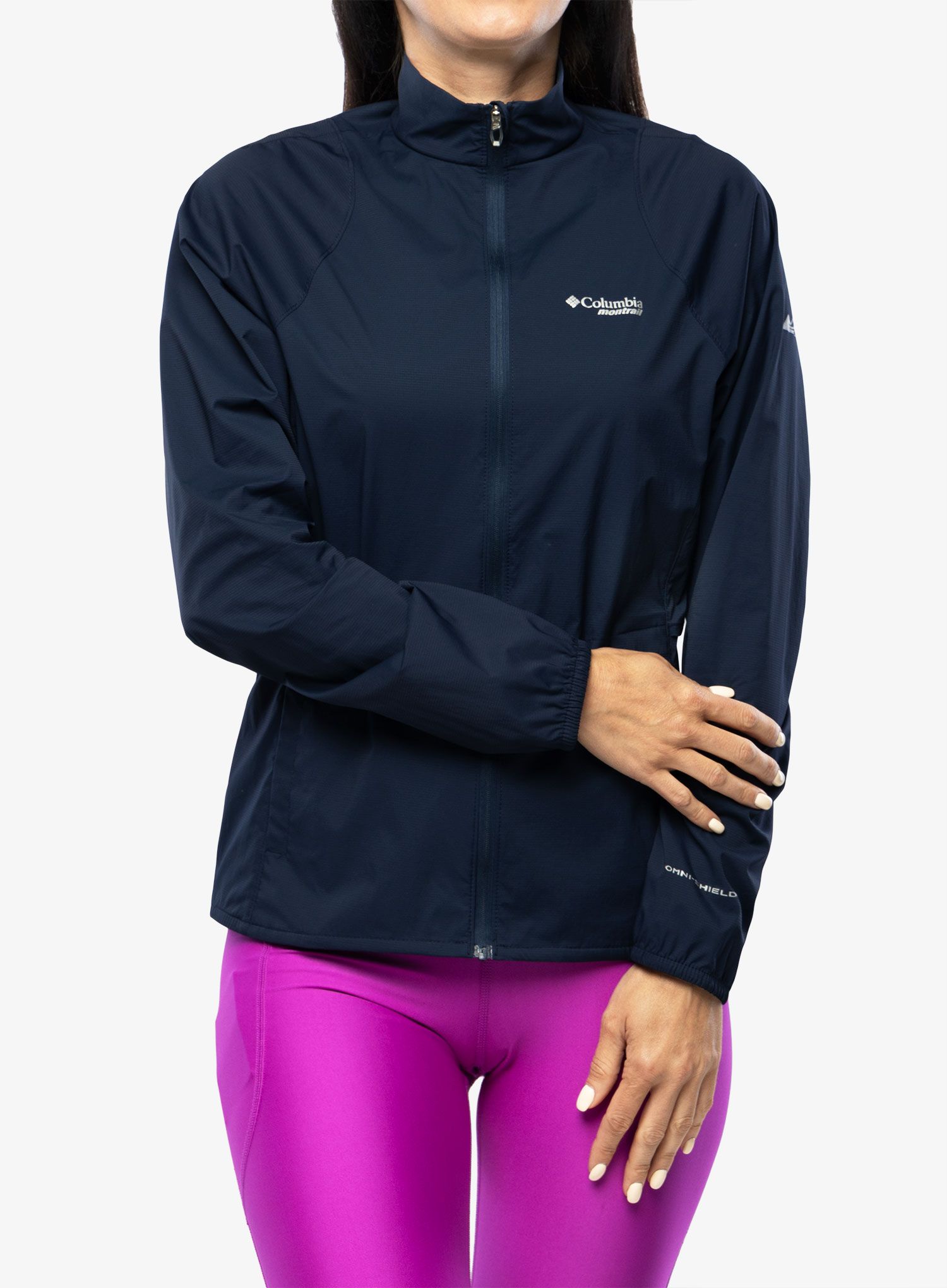 Ženska jakna Columbia Endless Trail Wind Shell - collegiate navy