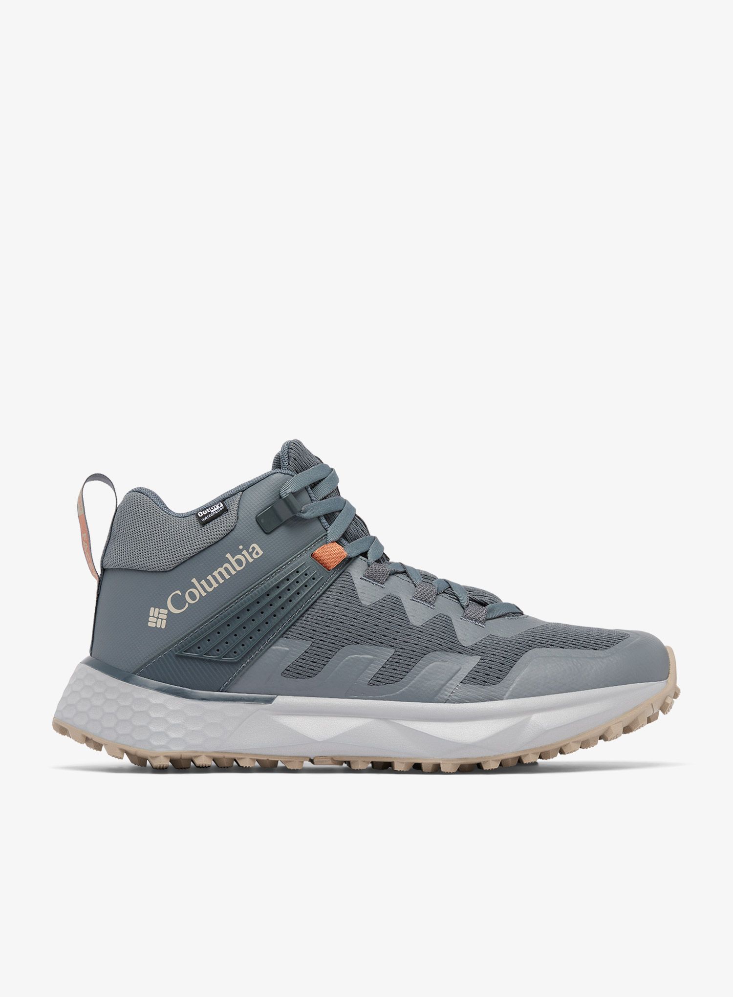 Pohodniški čevlji Columbia Facet 75 Mid Outdry - graphite/canvas tan