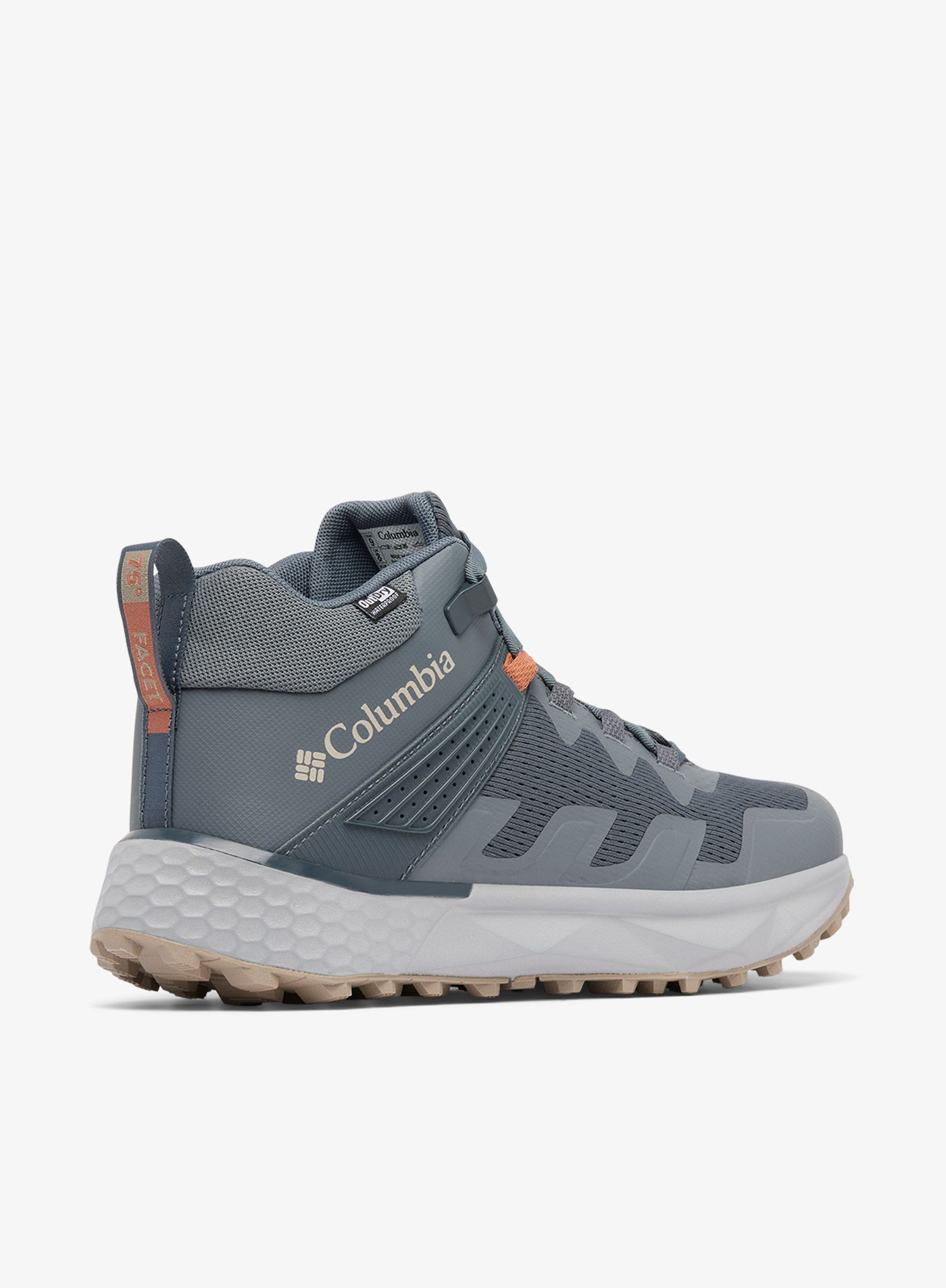 Pohodniški čevlji Columbia Facet 75 Mid Outdry - graphite/canvas tan
