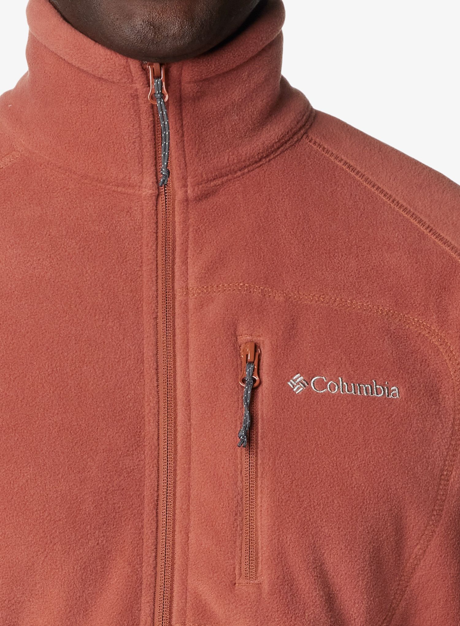 Flis Columbia Fast Trek II Full Zip Fleece - auburn
