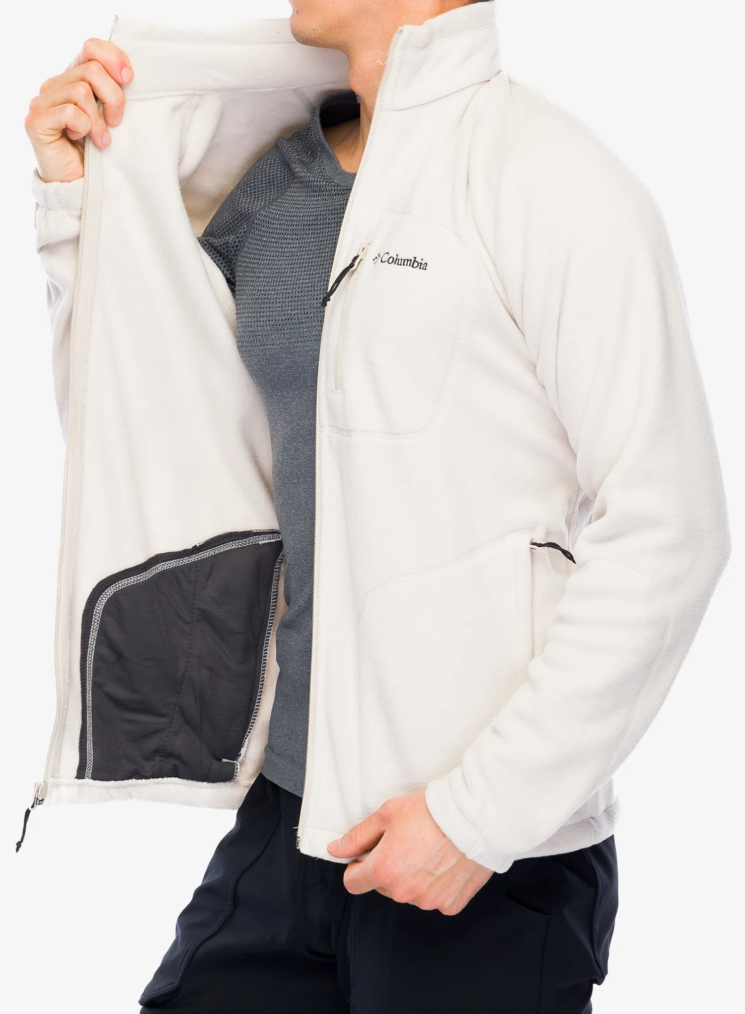 Flis Columbia Fast Trek II Full Zip Fleece - dark stone