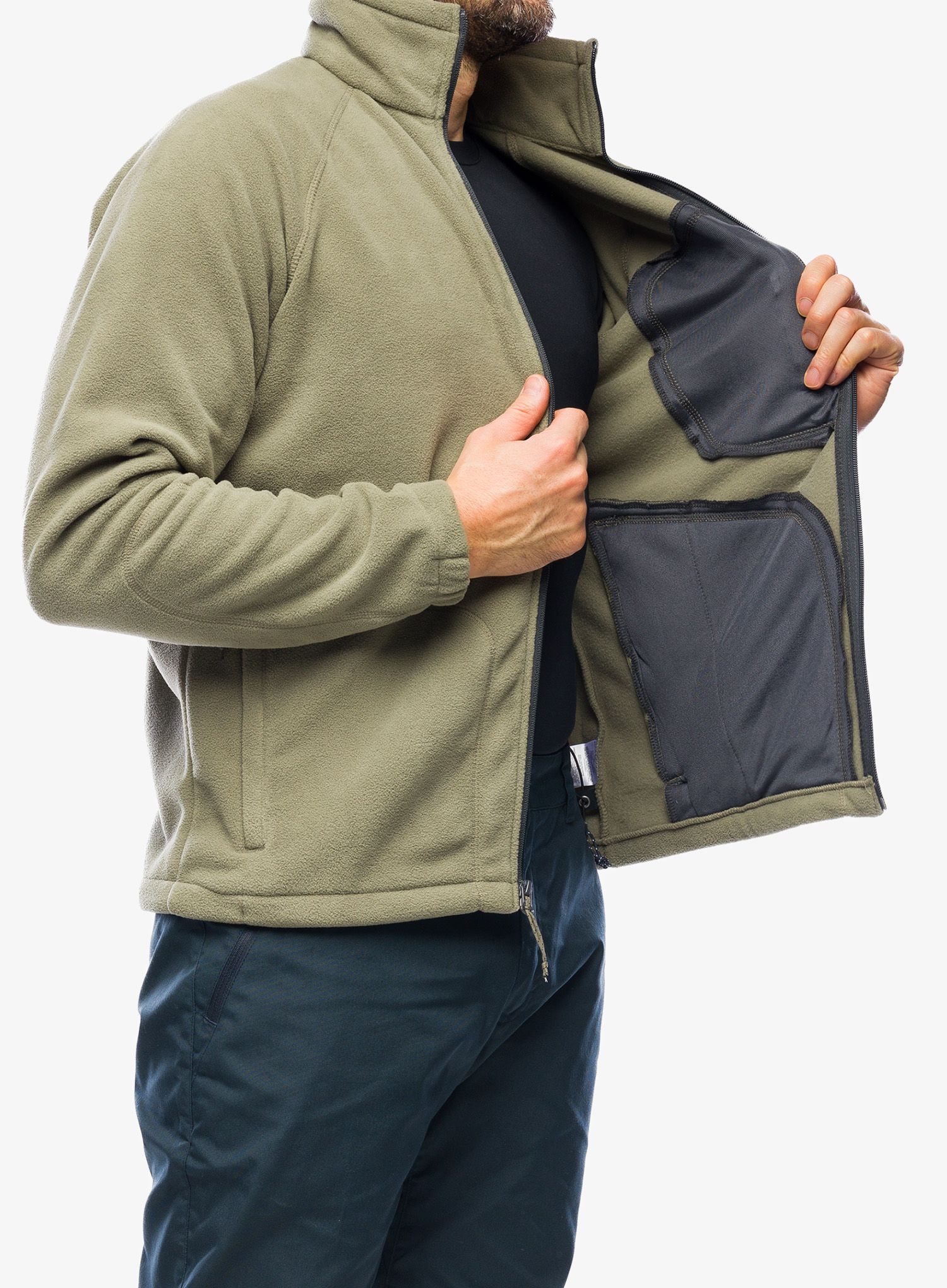 Flis Columbia Fast Trek II Full Zip Fleece - stone green