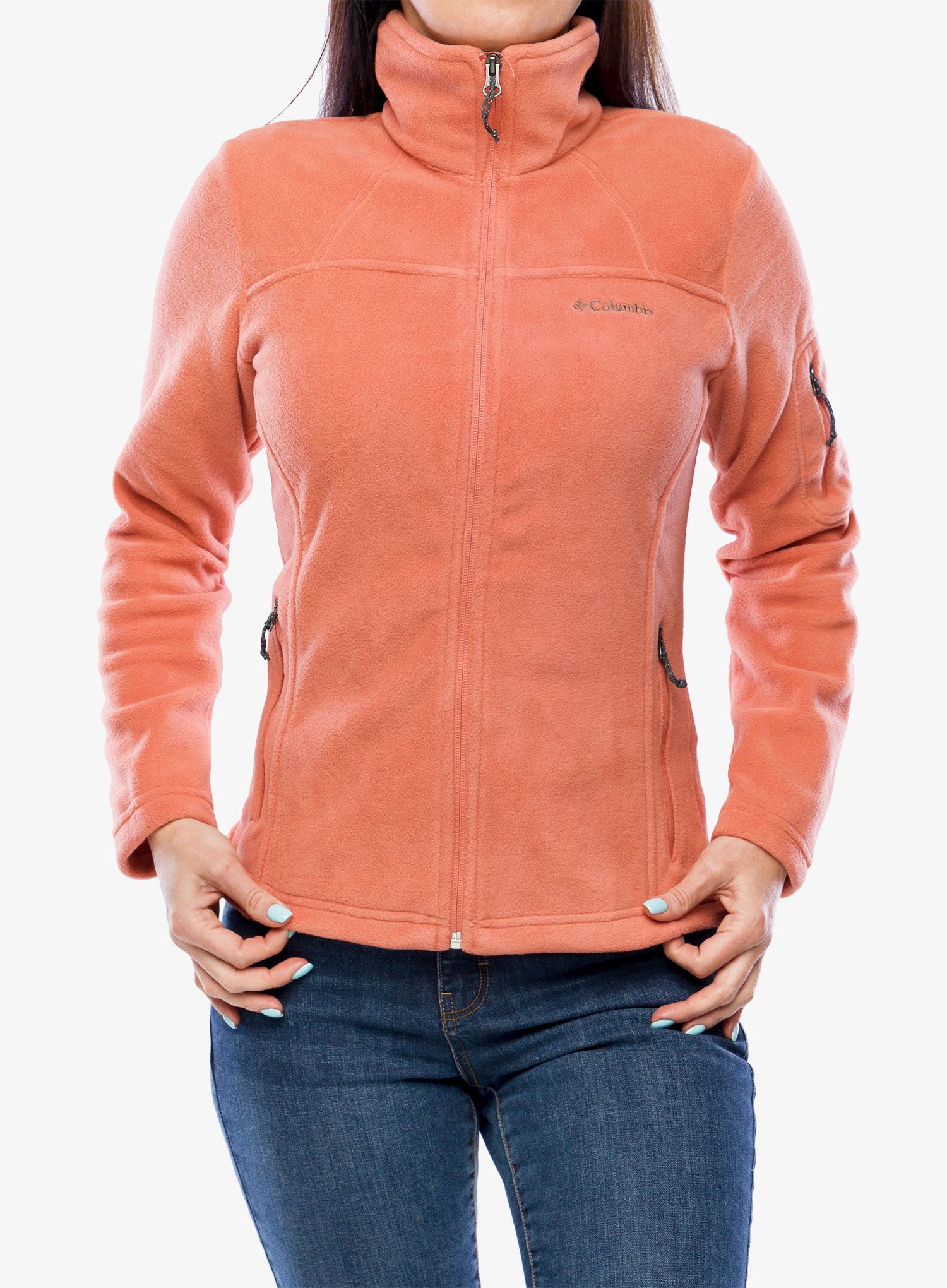 Ženski flis Columbia Fast Trek II Jacket - faded peach