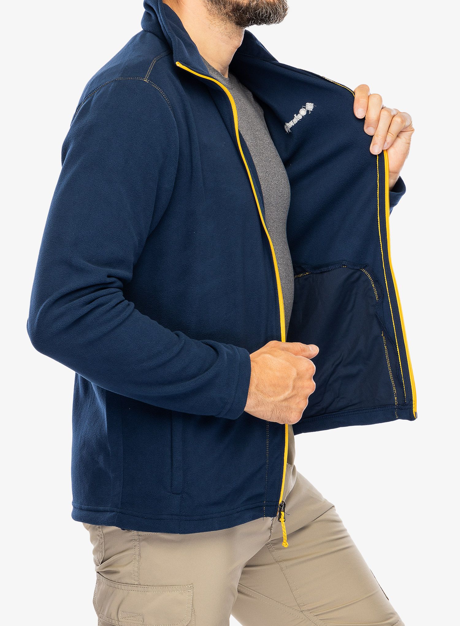 Jopica na zadrgo Columbia Fast Trek Light - collegiate navy