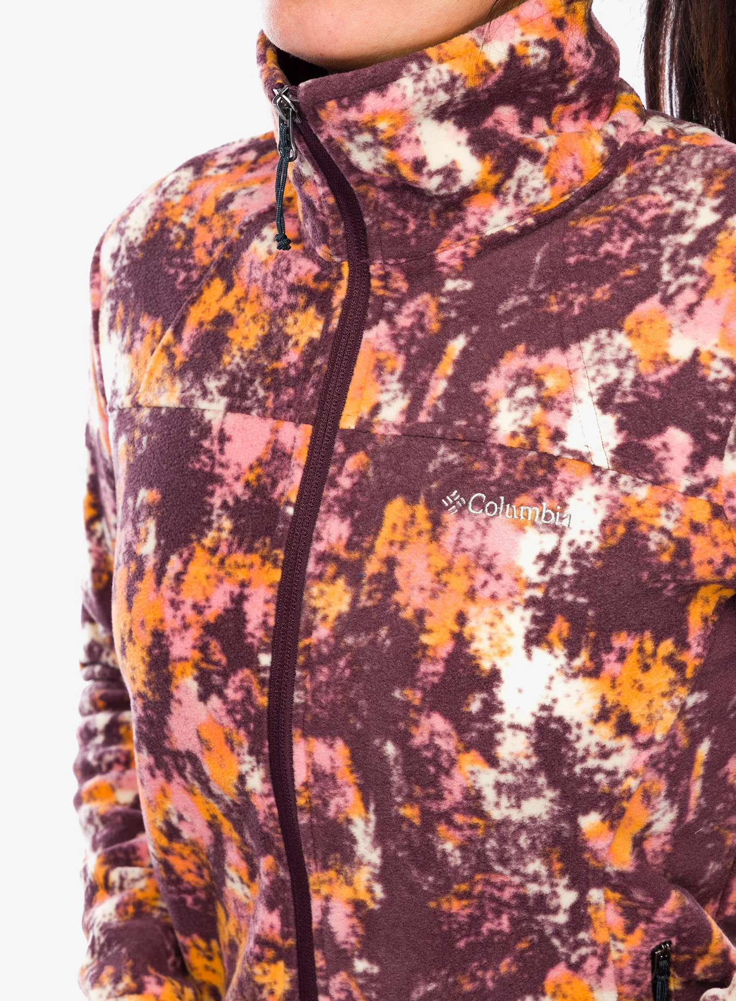 Ženski flis Columbia Fast Trek Printed Jacket - moonvista timberwild