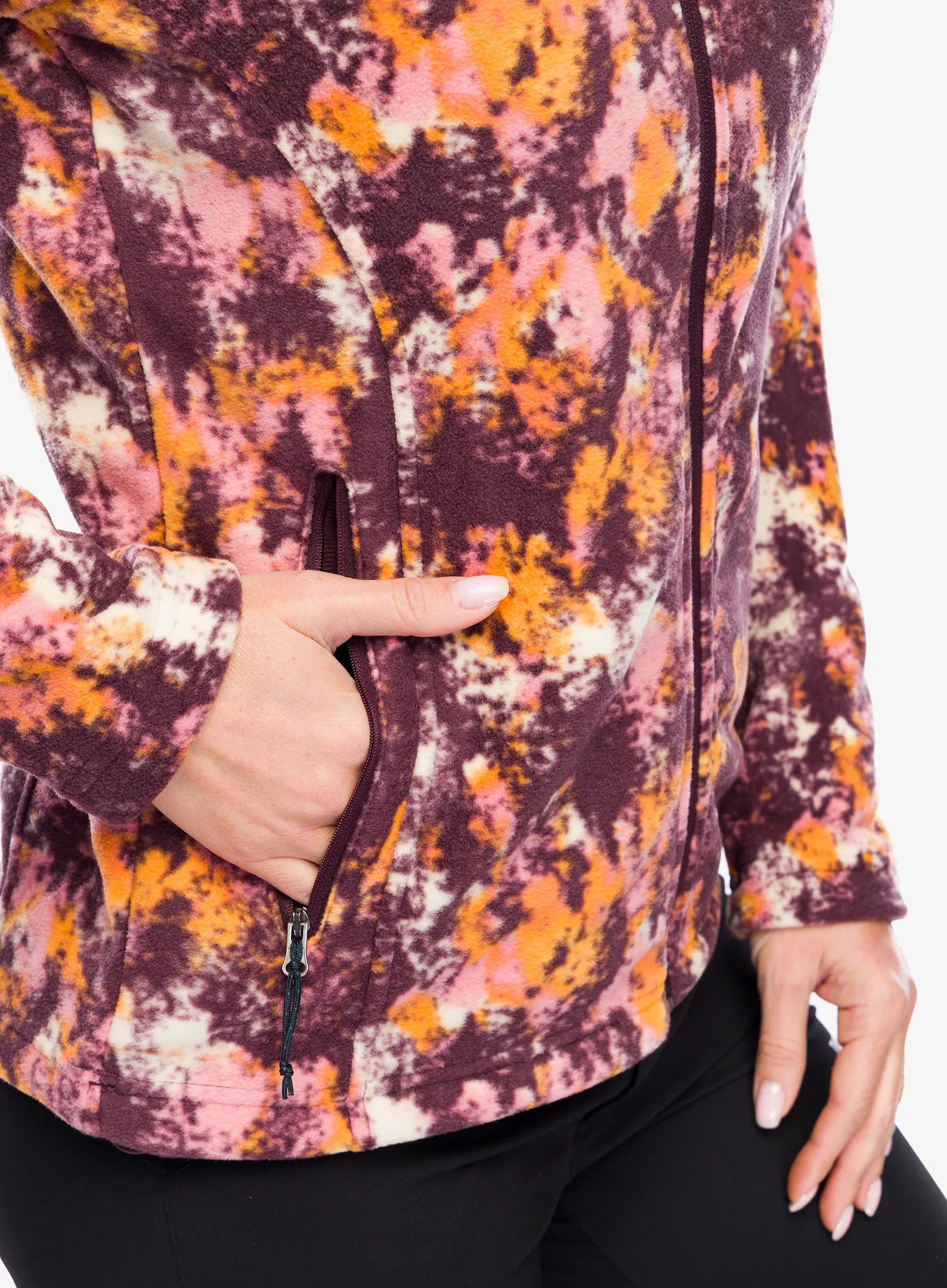 Ženski flis Columbia Fast Trek Printed Jacket - moonvista timberwild