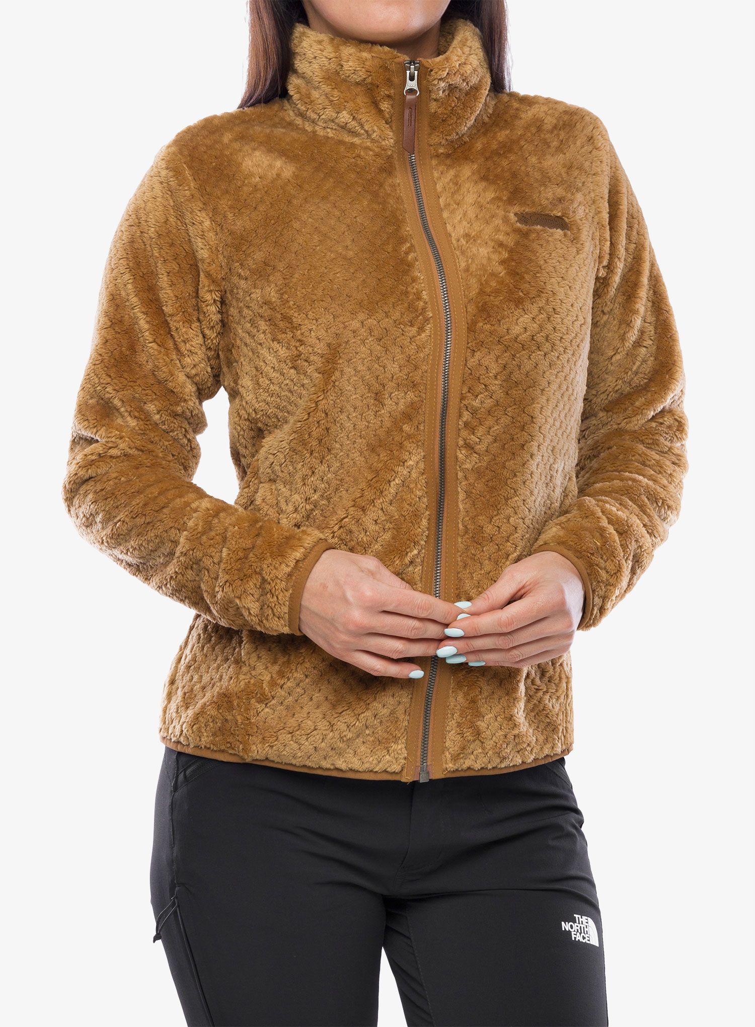 Ženski flis Columbia Fire Side II Sherpa - camel brown