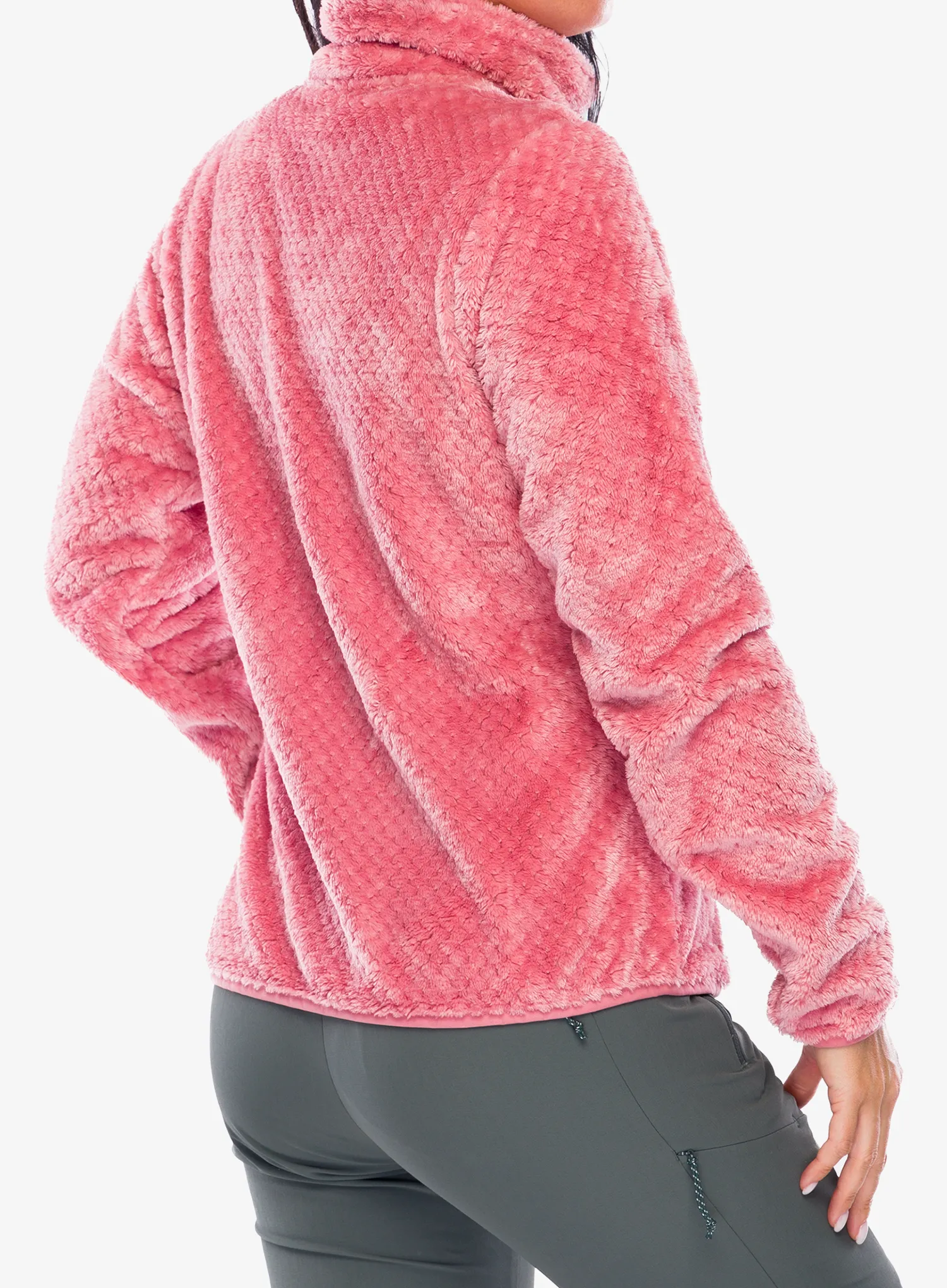 Ženski flis Columbia Fire Side II Sherpa - pink agave