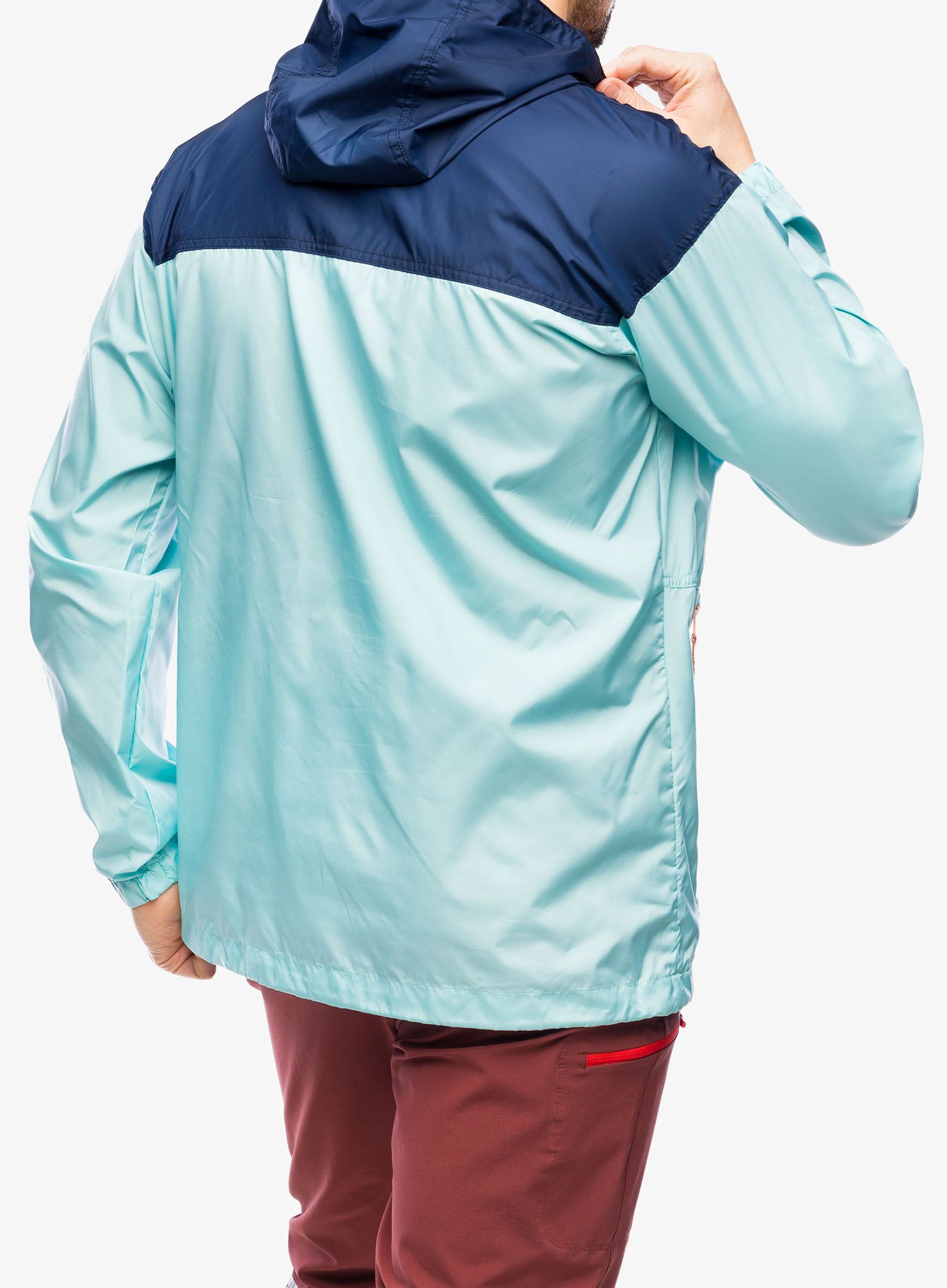 Vetrovka Columbia Flash Challenger Anorak - spray/coll.navy/apricot fizz