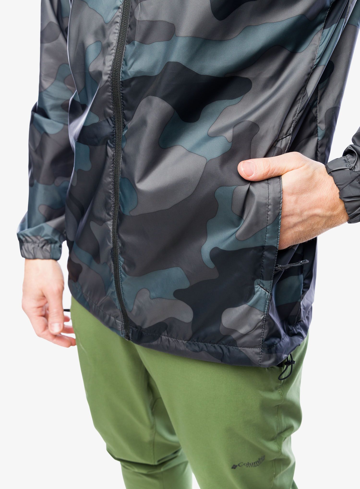 Vetrovka Columbia Flash Challenger Novelty - black mod camo print