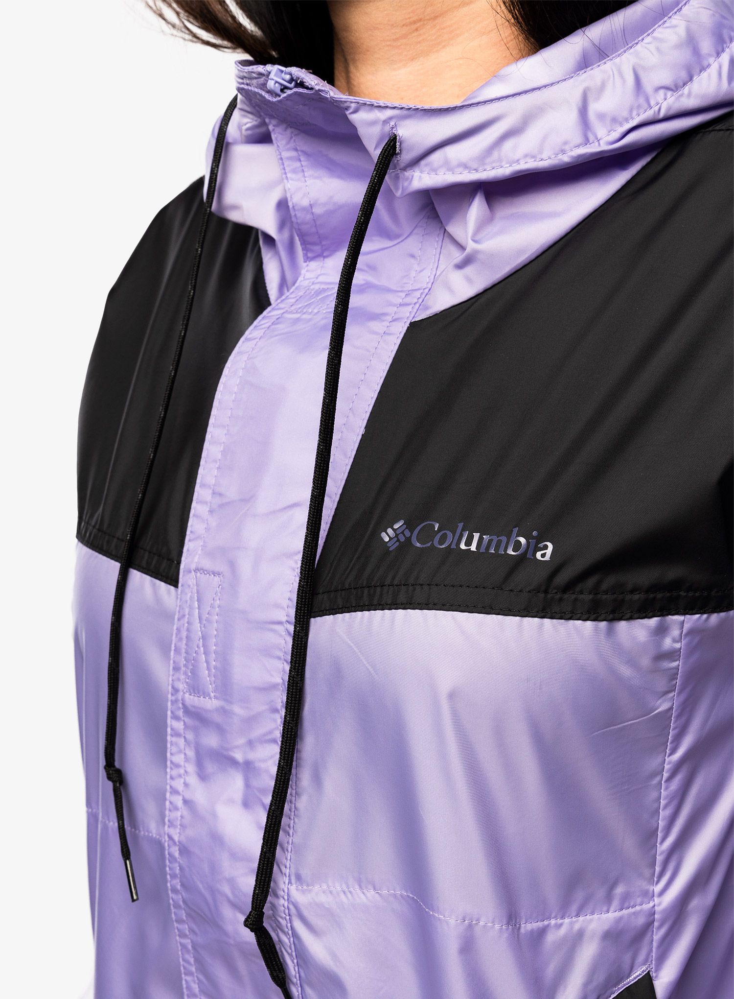 Ženska vetrovka Columbia Flash Challenger Windbreaker - frosted purple/black