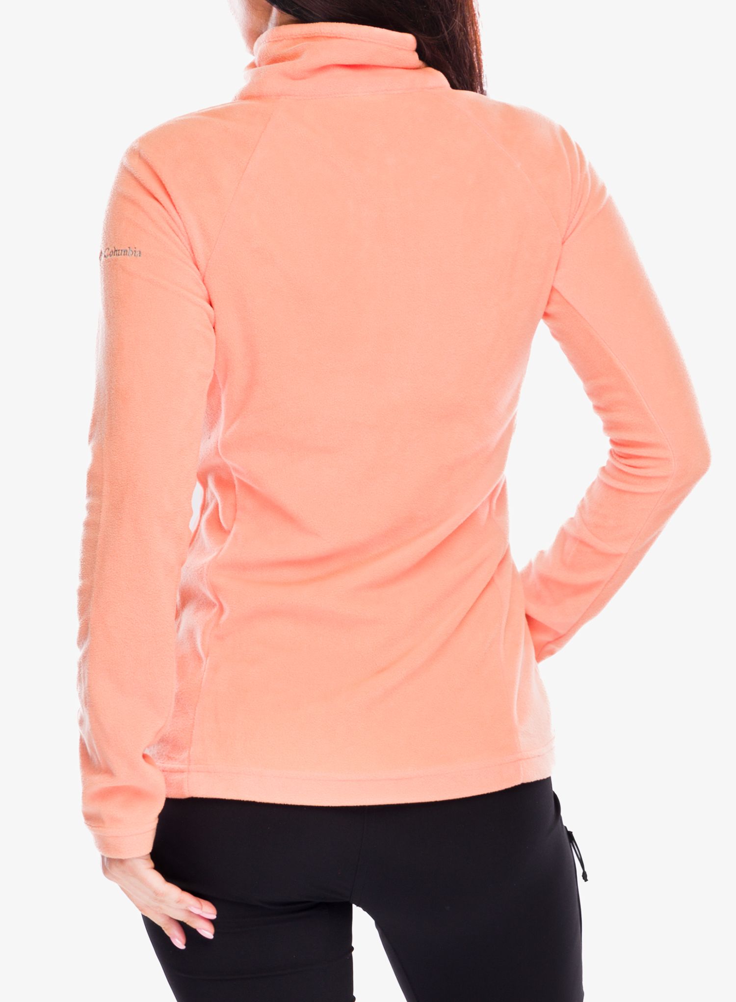 Ženska jopica brez kapuce Columbia Glacial IV 1/2 Zip - apricot fizz