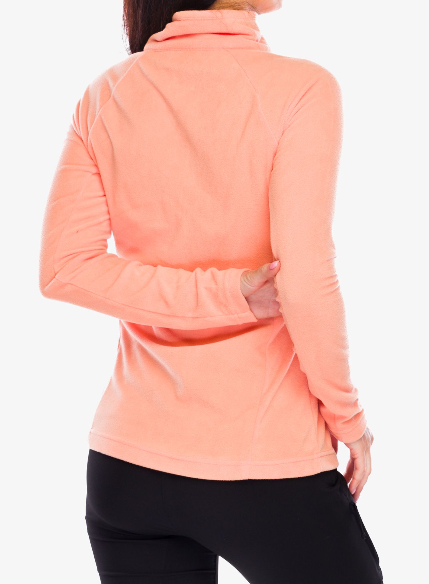 Ženska jopica brez kapuce Columbia Glacial IV 1/2 Zip - apricot fizz