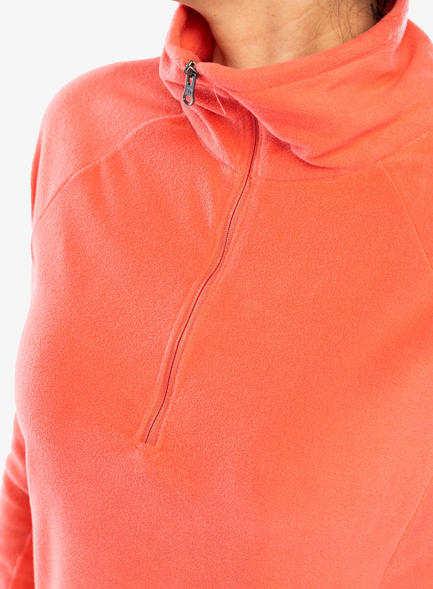 Ženska jopica z zadrgo Columbia Glacial IV 1/2 Zip - juicy