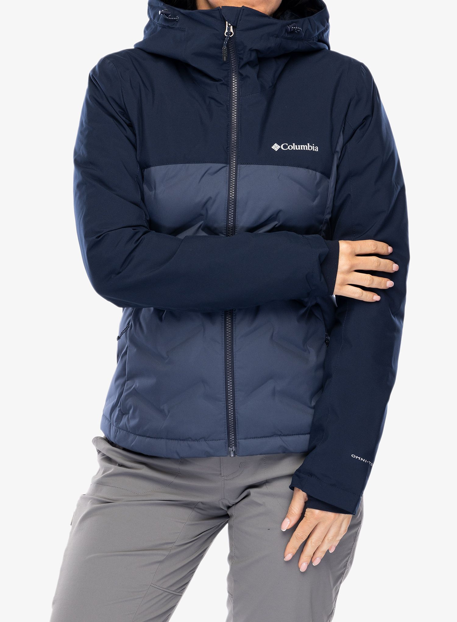 Ženska jakna Columbia Grand Trek II Down Jacket - nocturnal/dark nocturnal