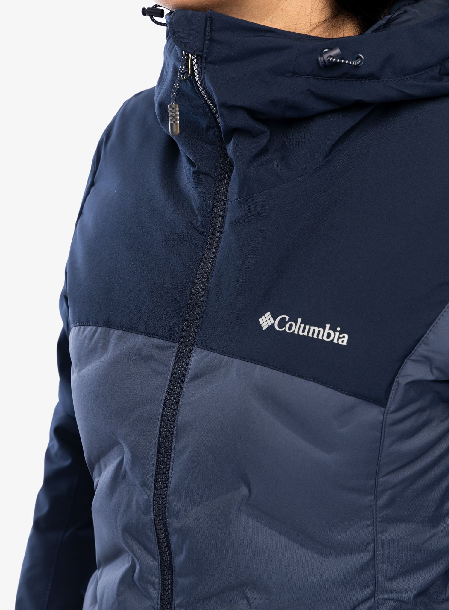 Ženska jakna Columbia Grand Trek II Down Jacket - nocturnal/dark nocturnal