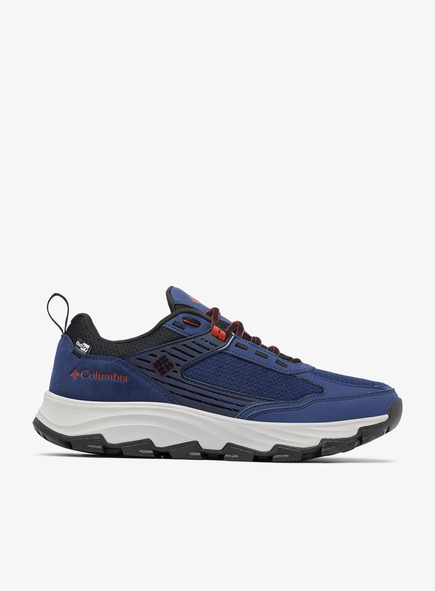 Pohodniški čevlji Columbia Hatana Max OutDry - blue shadow/warp red