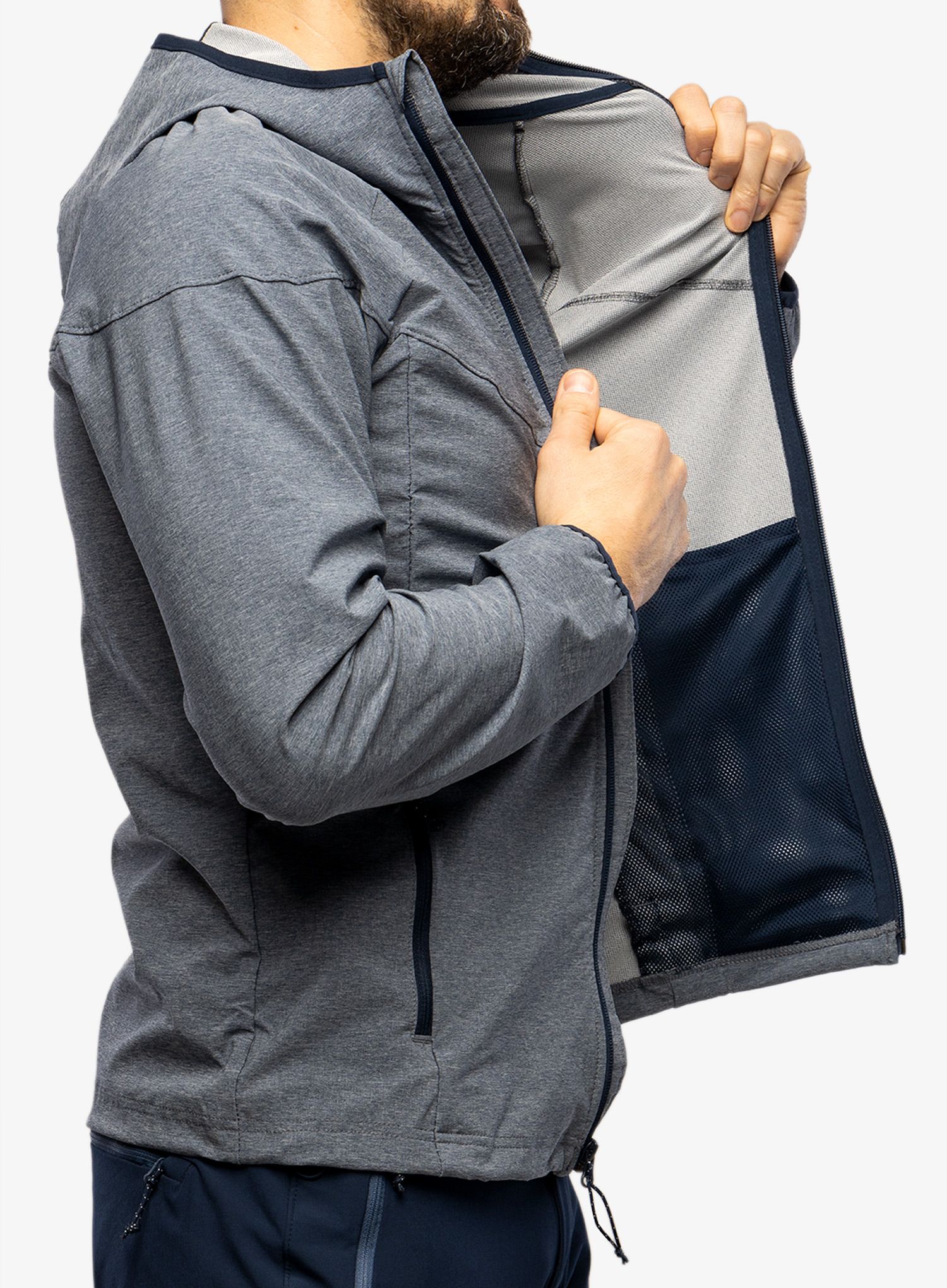 Softshell jakna Columbia Heather Canyon Jacket - collegiate navy heather