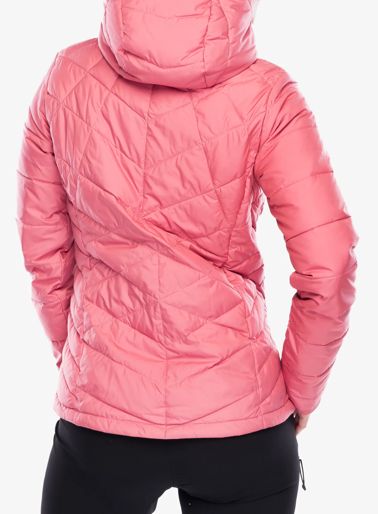 Ženska sintetična jakna Columbia Heavenly Hooded Jacket - pink agave
