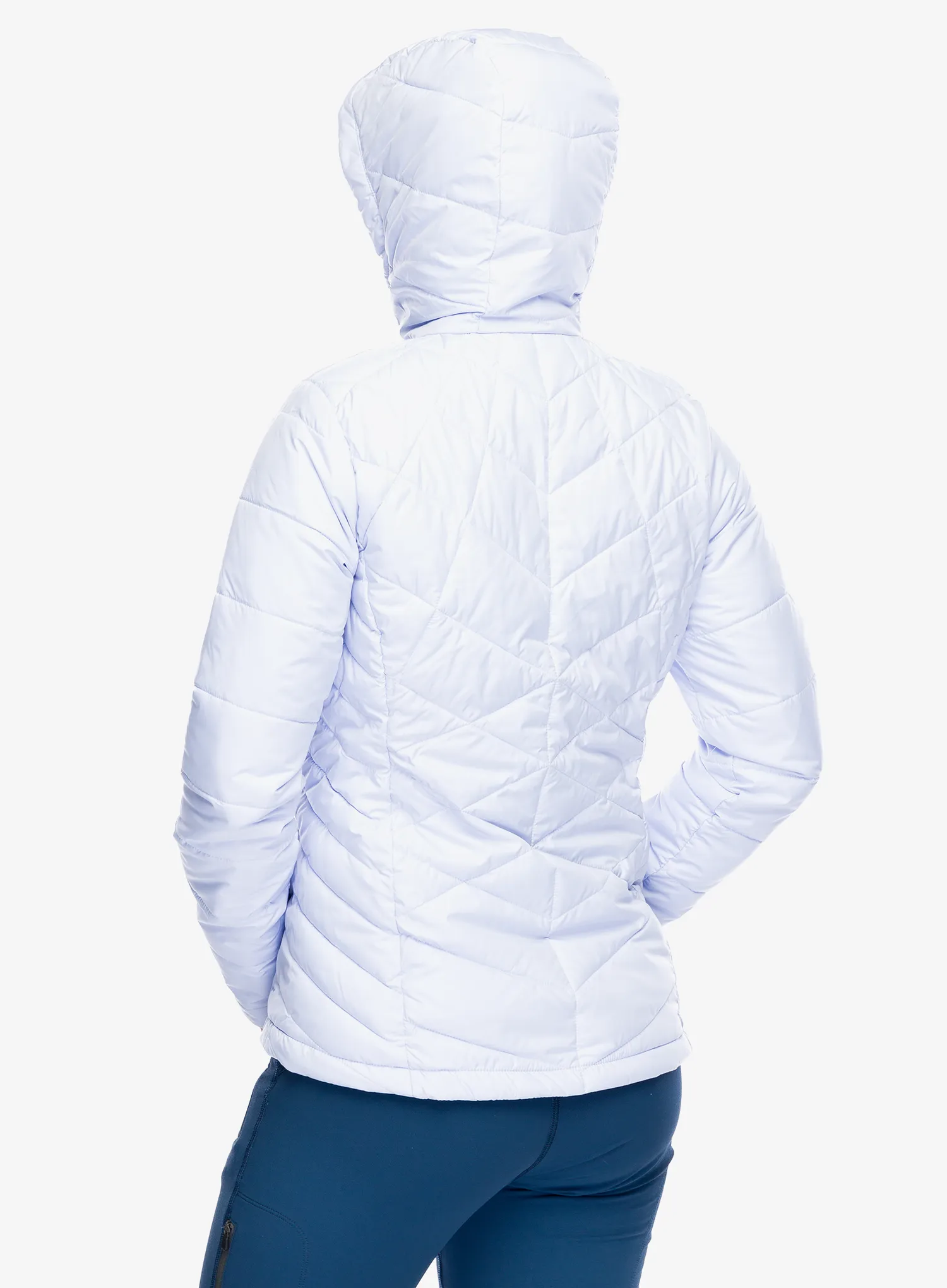 Ženska sintetična jakna Columbia Heavenly Hooded Jacket - snowdrift