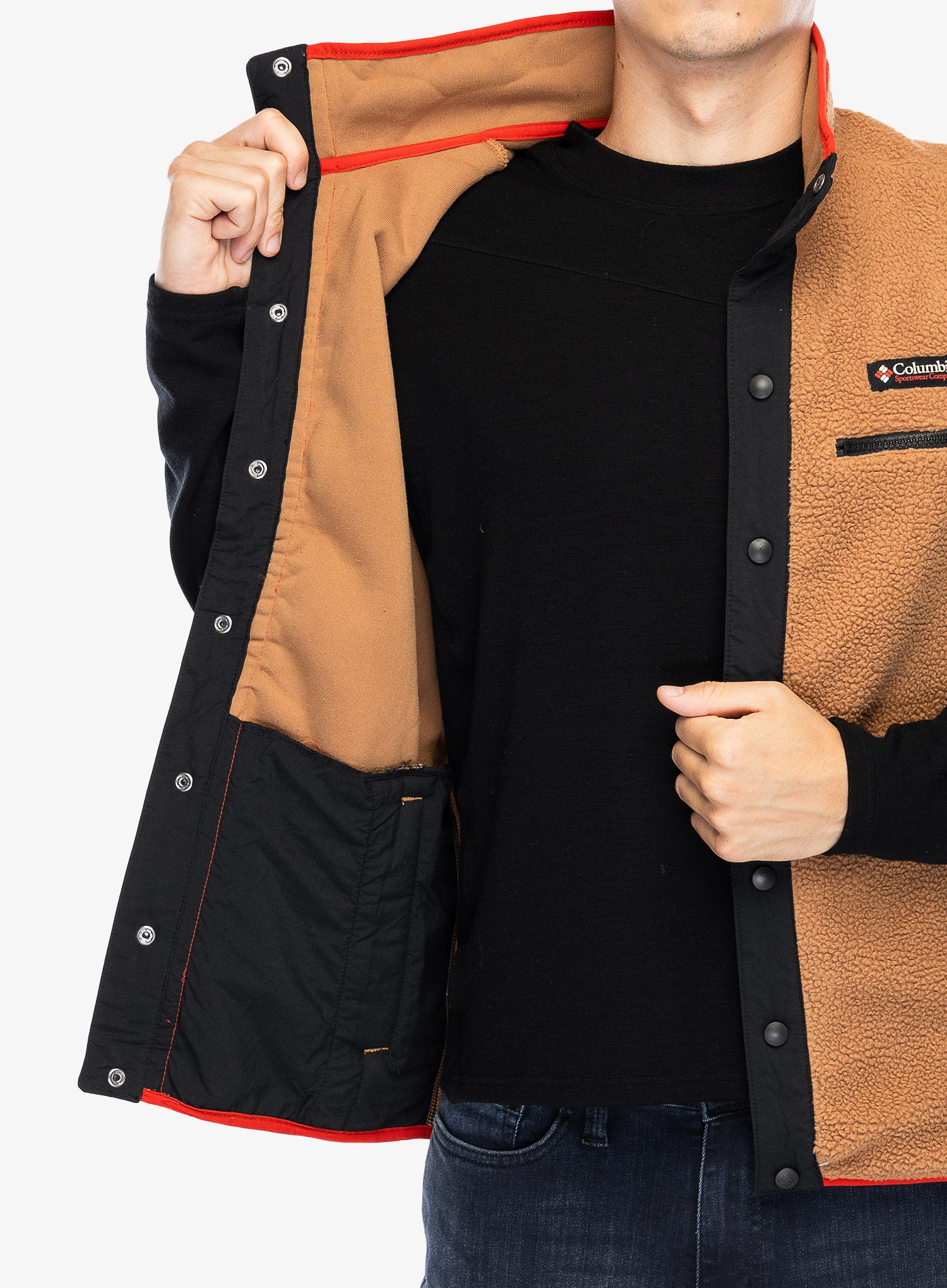 Brezrokavnik Columbia Helvetia II Vest - camel brown
