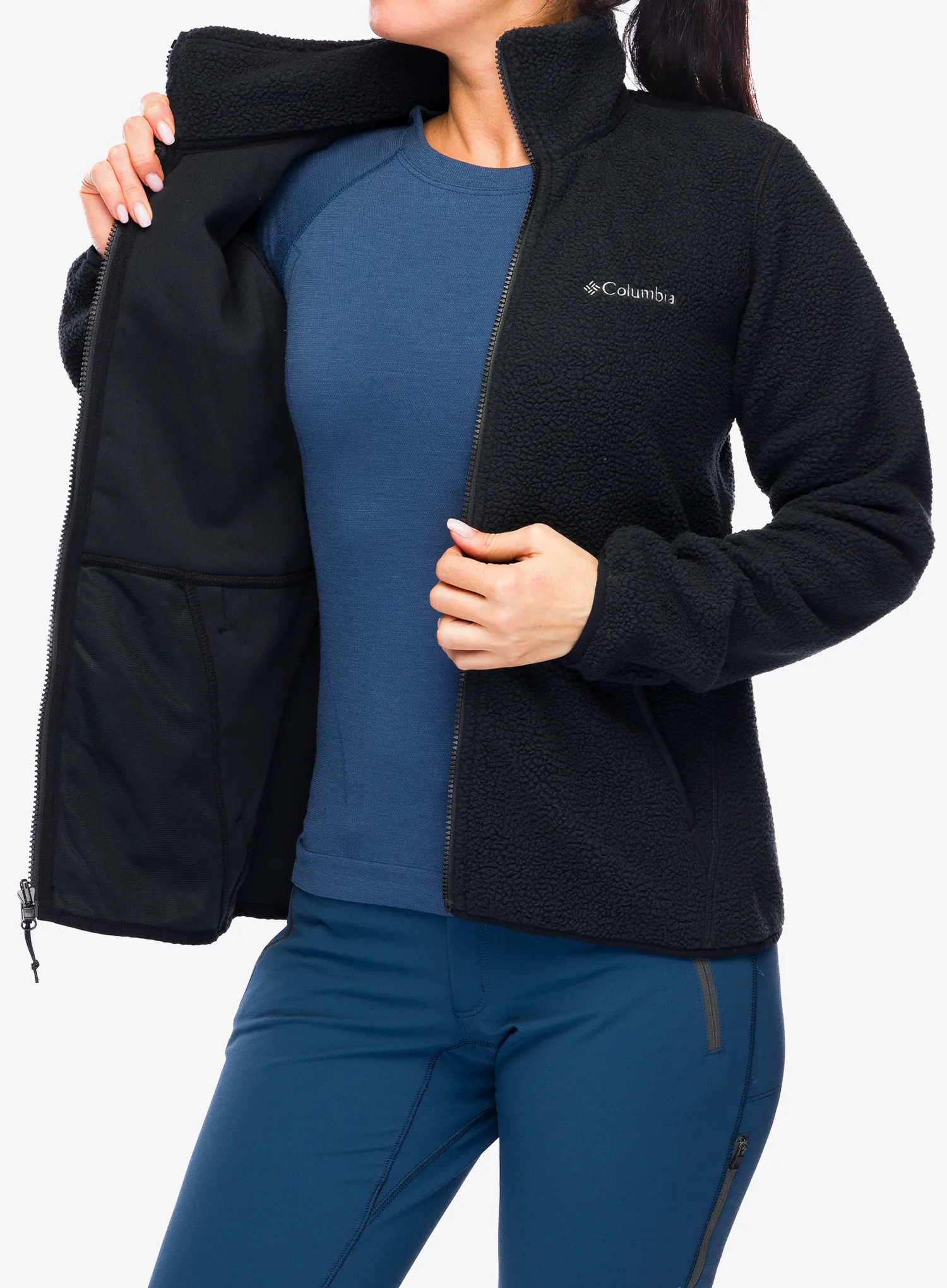 Ženska jakna Columbia Hikebound II Interchange Jacket - black