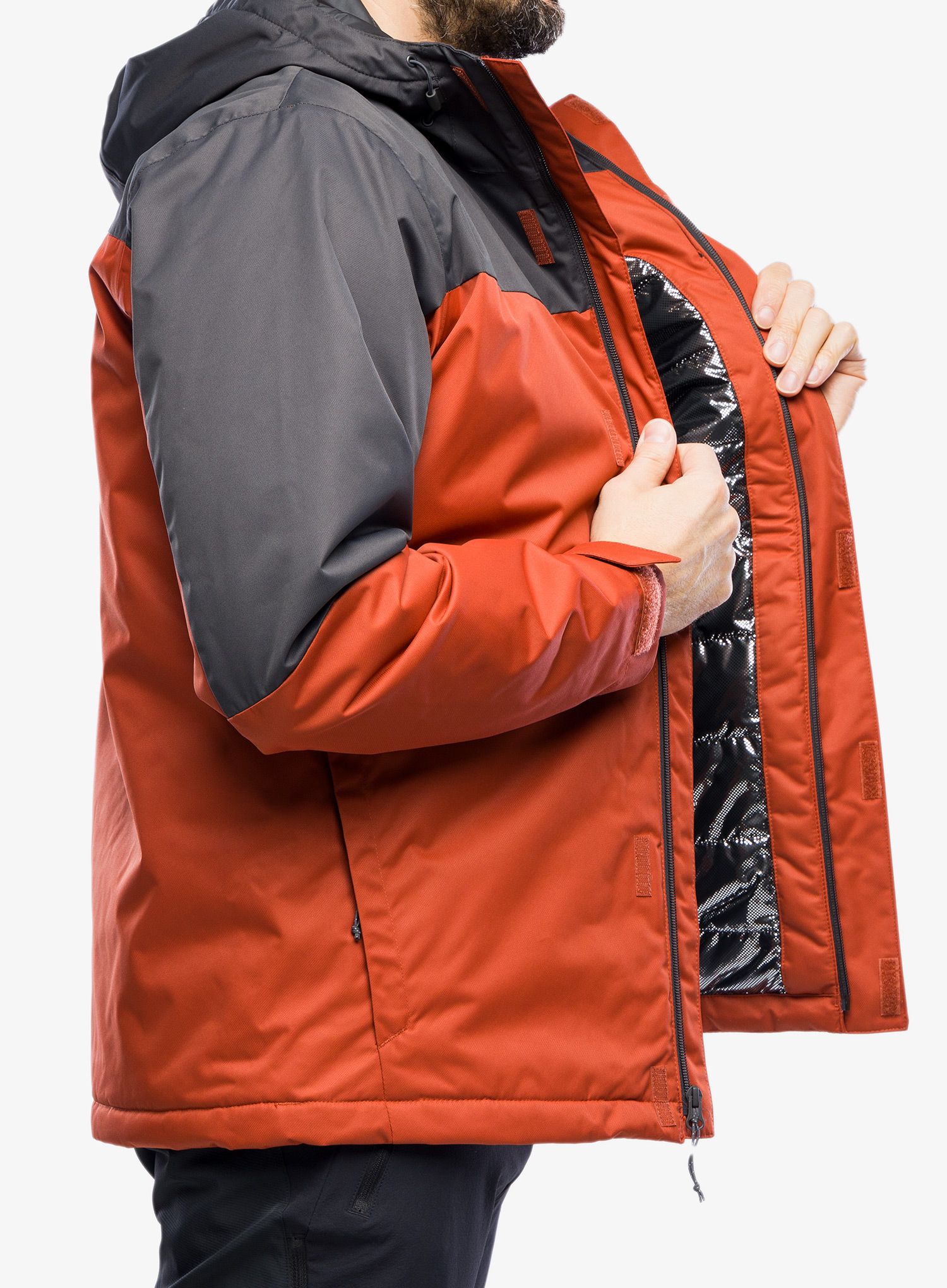 Moška jakna Columbia Hikebound Insulated Jacket - warp red/shark
