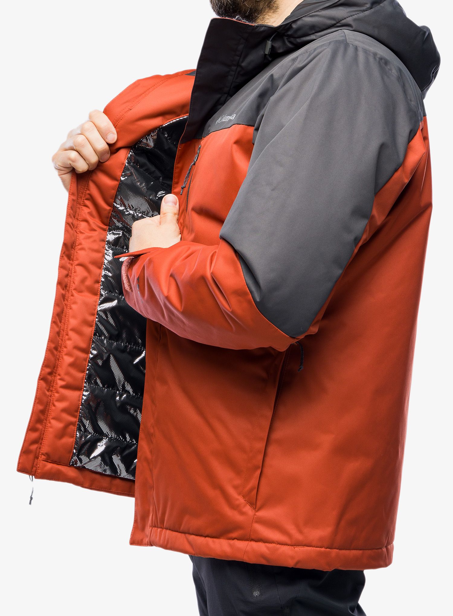 Moška jakna Columbia Hikebound Insulated Jacket - warp red/shark