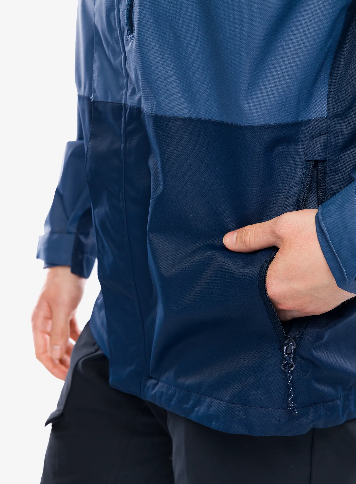 Nepremočljiva jakna Columbia Hikebound Jacket - dark mountain/collegiate navy