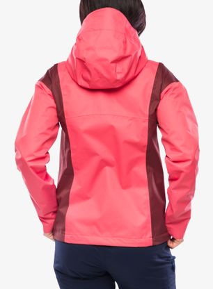 Ženska nepremočljiva jakna Columbia Hikebound Jacket - juicy/spice