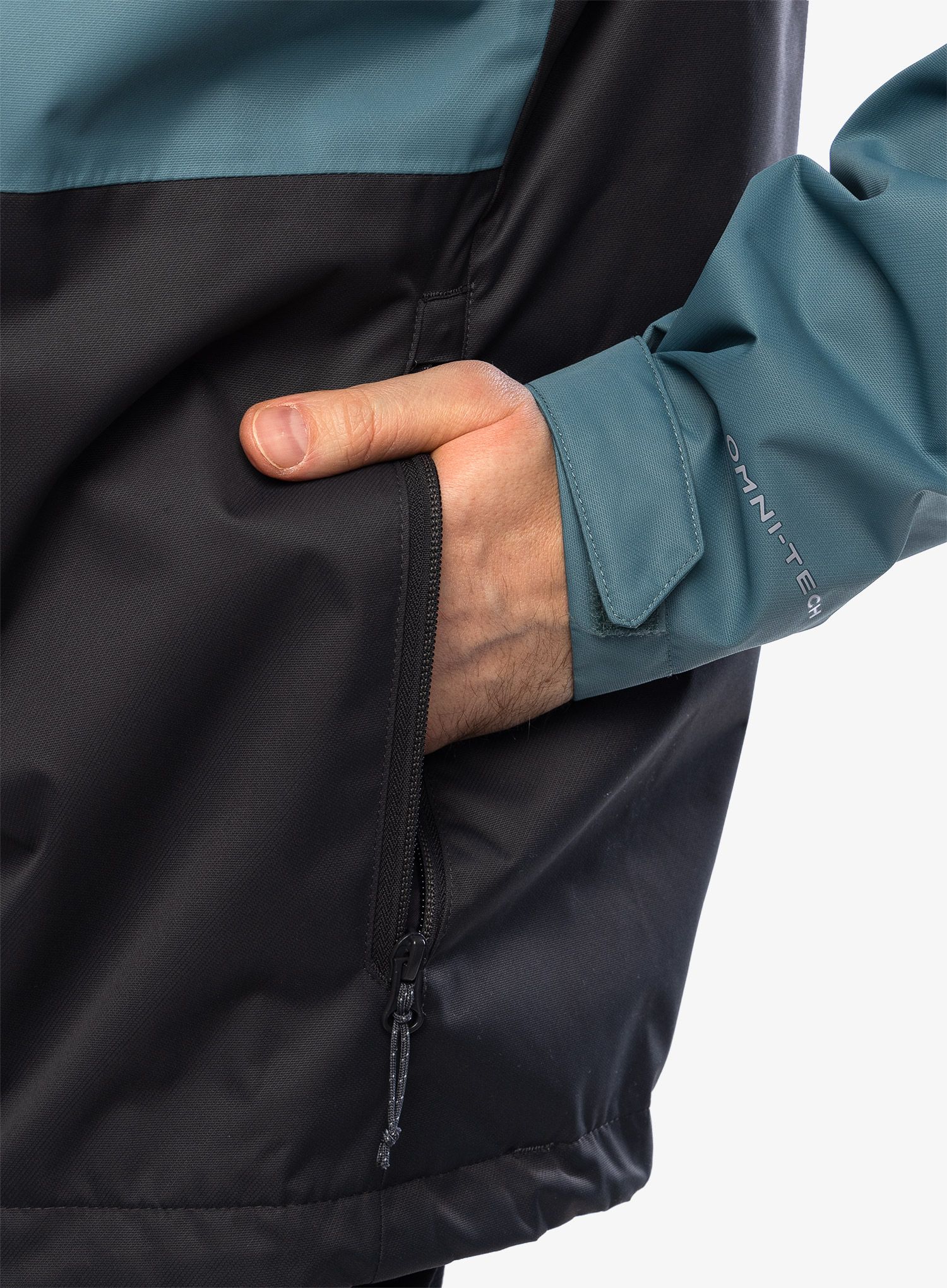 Moška dežna jakna Columbia Hikebound Jacket - metal/shark