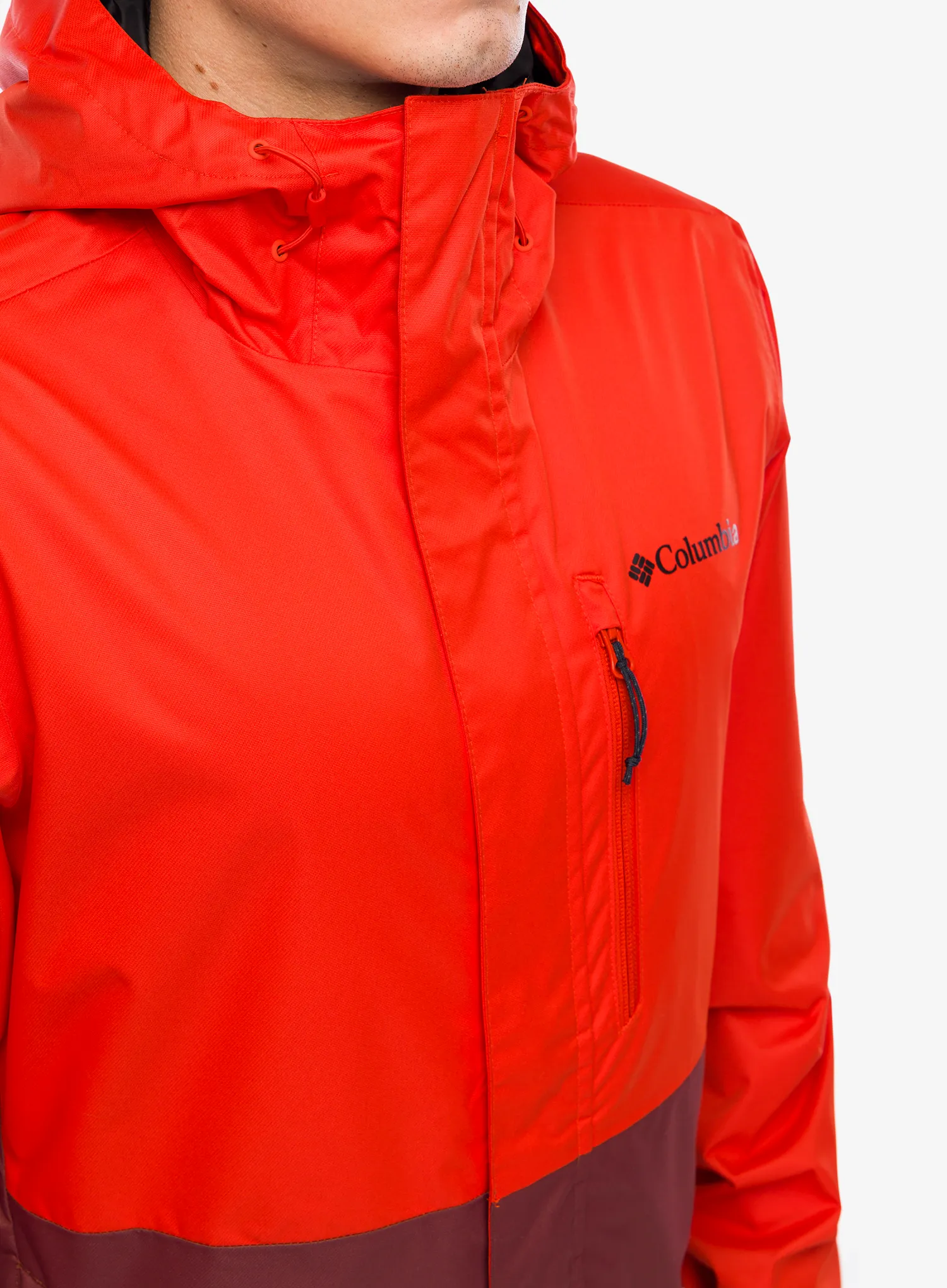 Nepremočljiva jakna Columbia Hikebound Jacket - spicy/spice