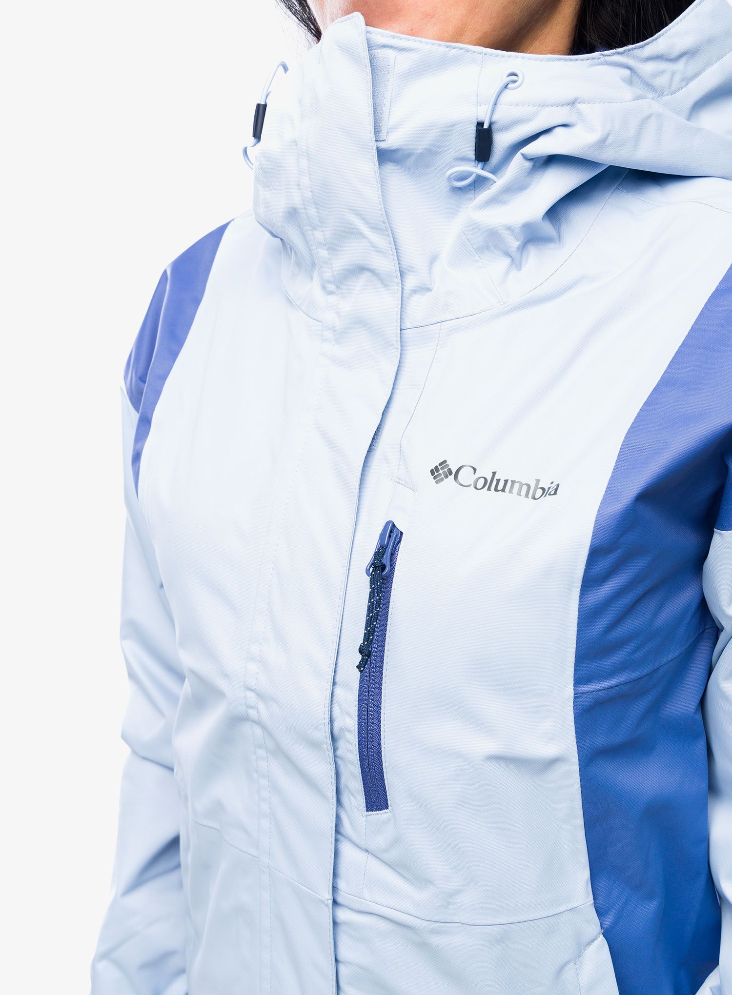 Ženska nepremočljiva jakna Columbia Hikebound Jacket - whisper/eve