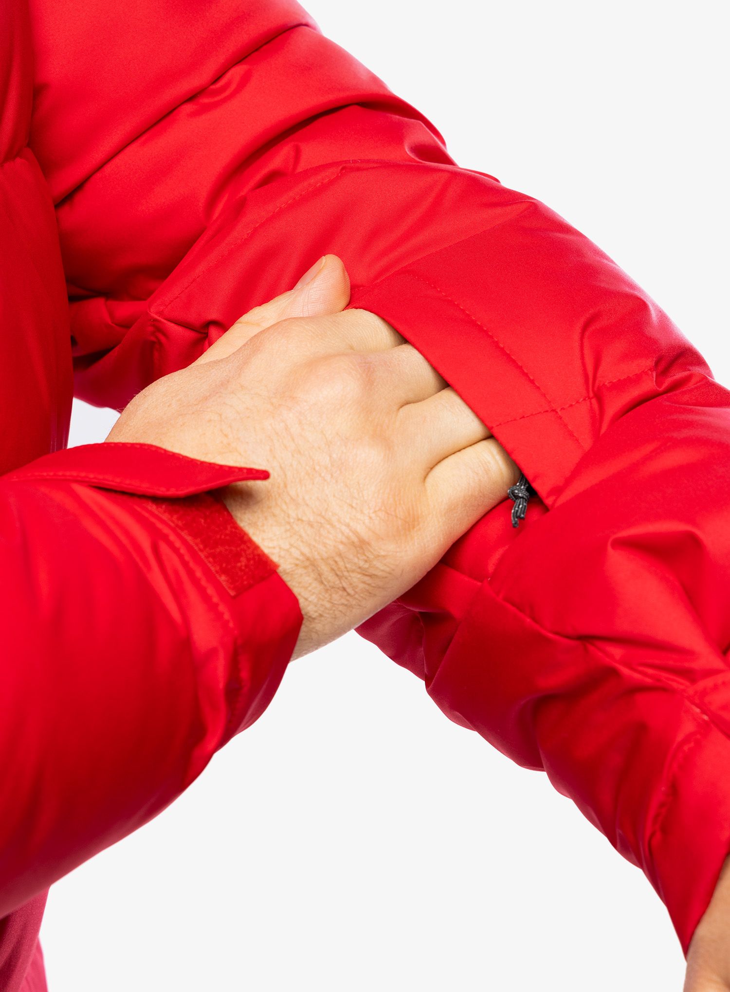Moška smučarska jakna Columbia Iceline Ridge Jacket - mountain red/black