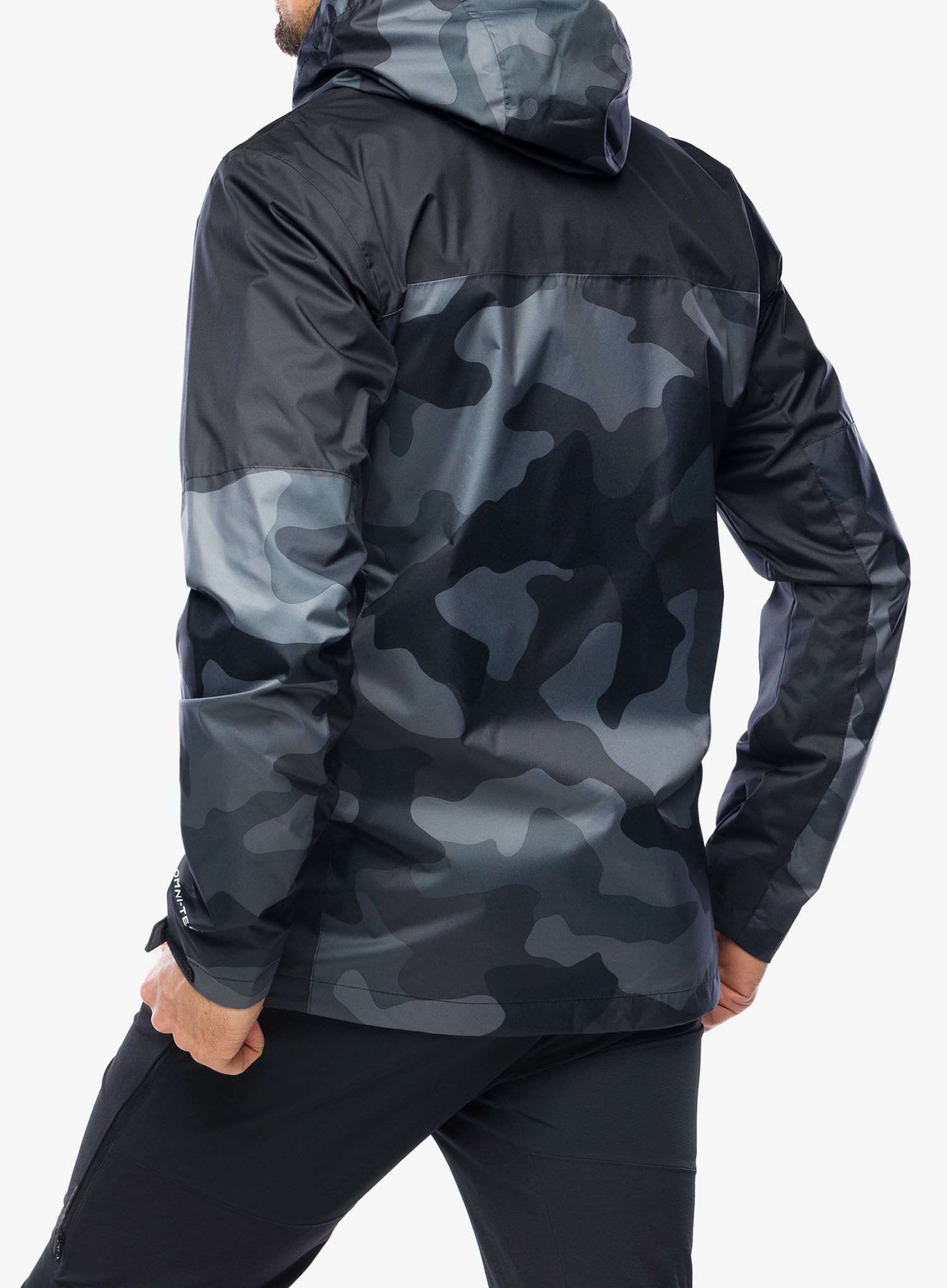 Nepremočljiva jakna Columbia Inner Limits III Jacket - black mod camo print/black