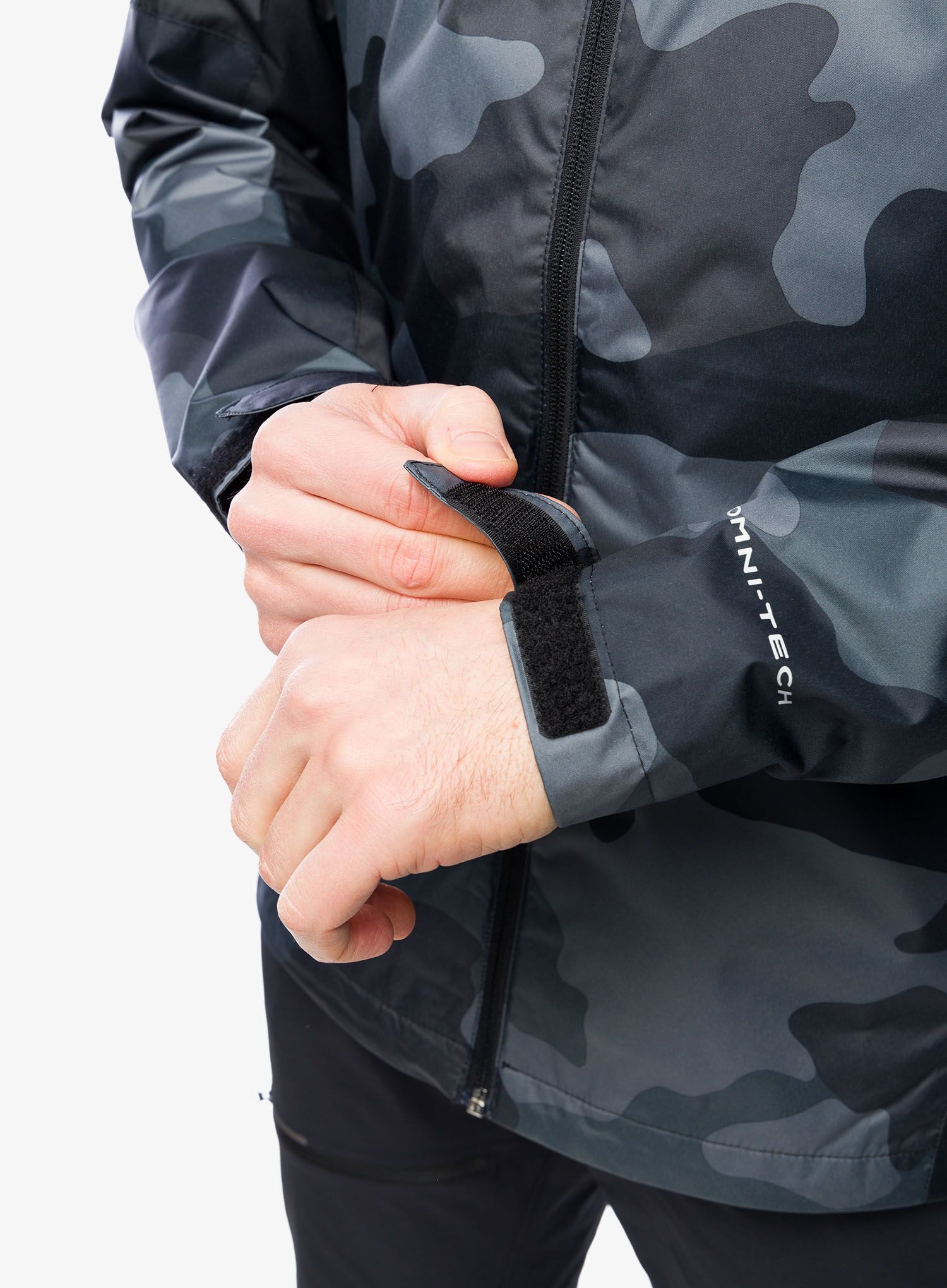 Nepremočljiva jakna Columbia Inner Limits III Jacket - black mod camo print/black
