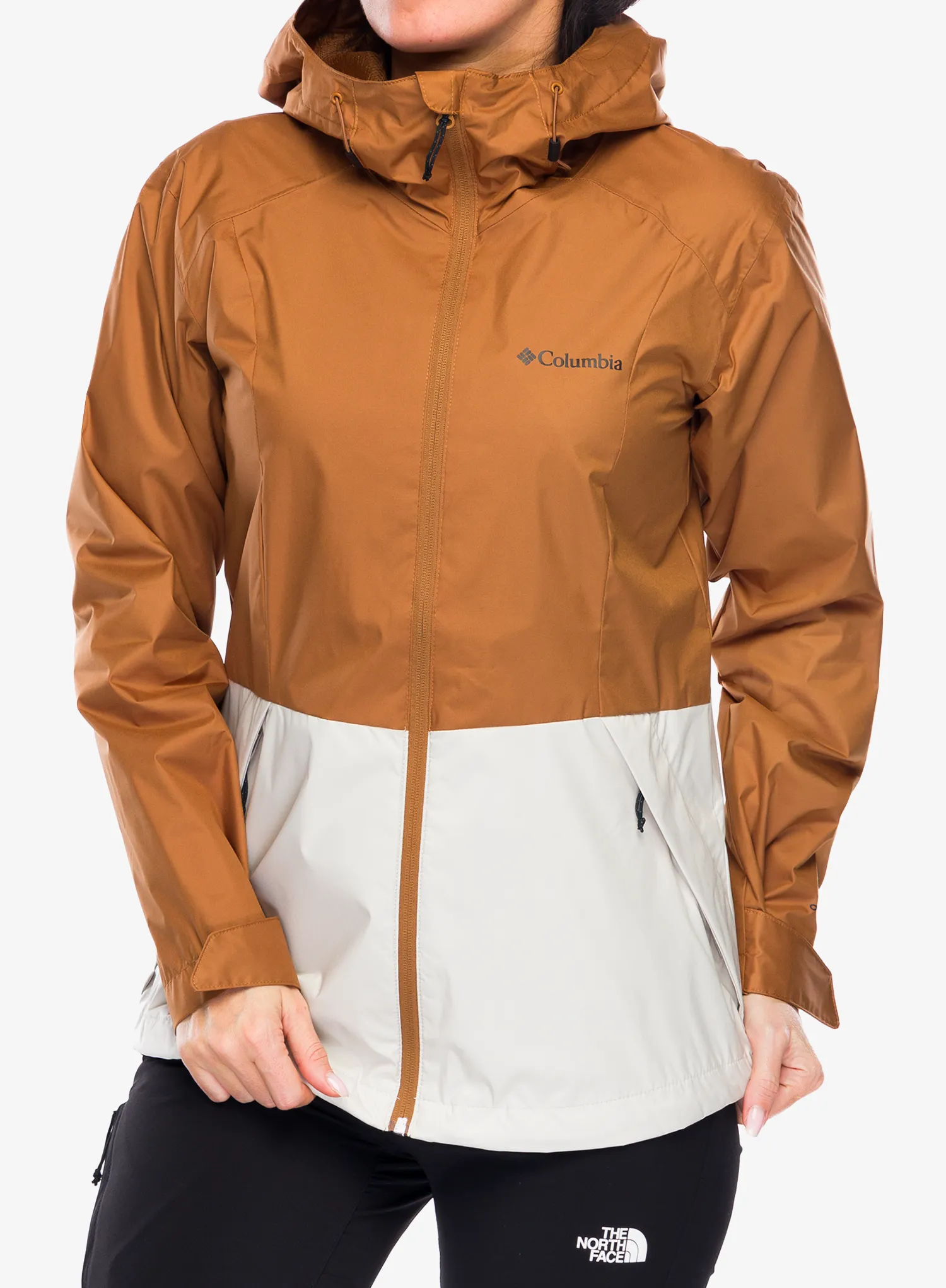 Ženska jakna Columbia Inner Limits III Jacket - camel brown/dark stone