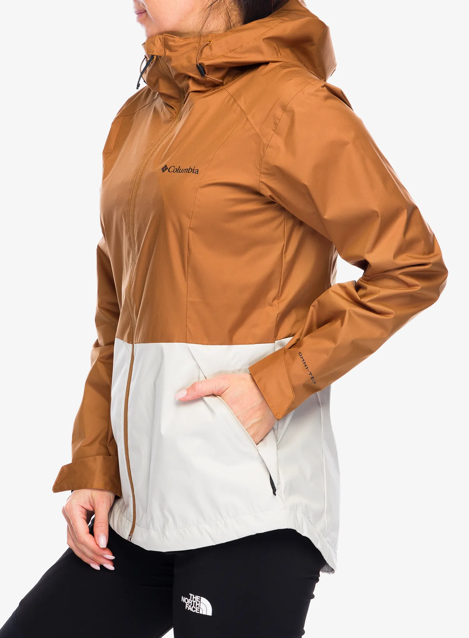 Ženska jakna Columbia Inner Limits III Jacket - camel brown/dark stone