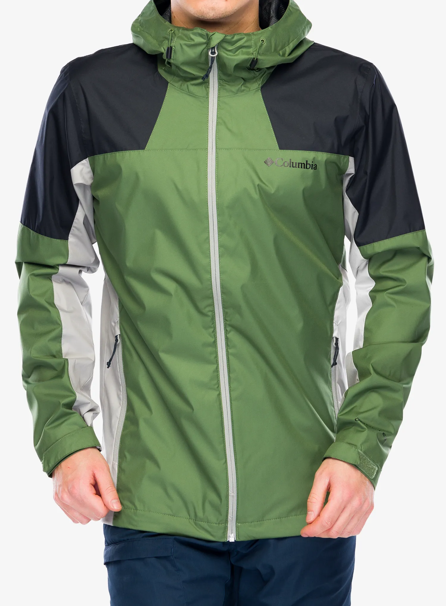 Nepremočljiva jakna Columbia Inner Limits III Jacket - canteen/black/flint grey