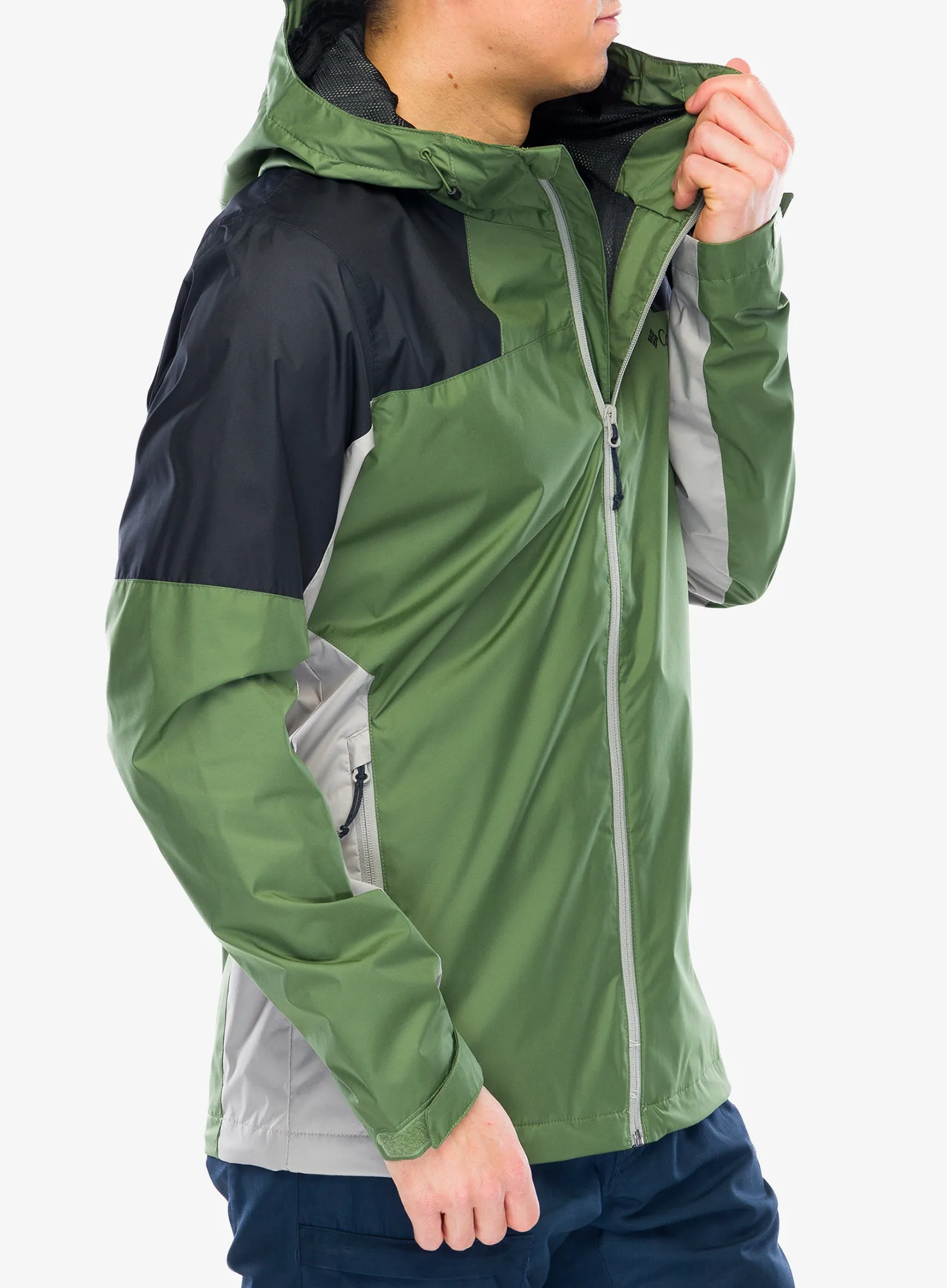Nepremočljiva jakna Columbia Inner Limits III Jacket - canteen/black/flint grey
