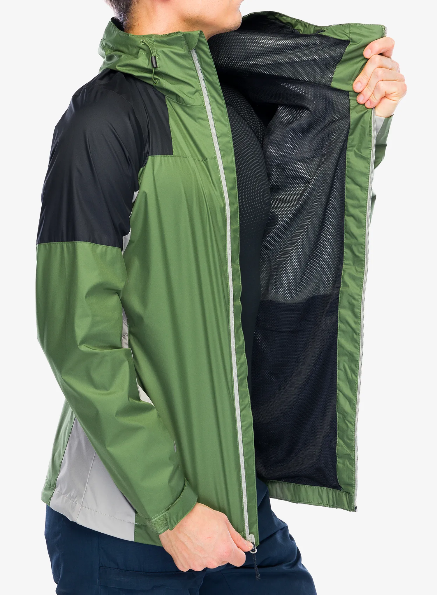 Nepremočljiva jakna Columbia Inner Limits III Jacket - canteen/black/flint grey