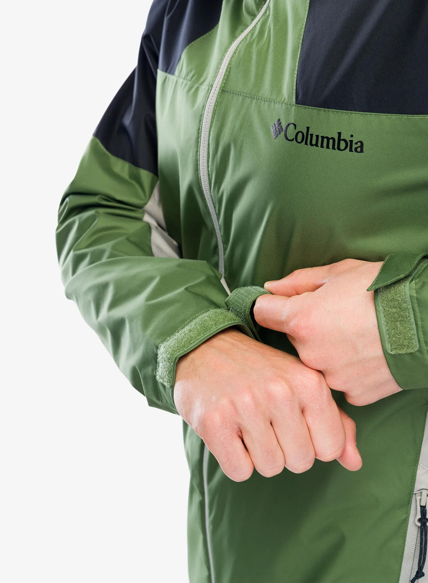 Nepremočljiva jakna Columbia Inner Limits III Jacket - canteen/black/flint grey