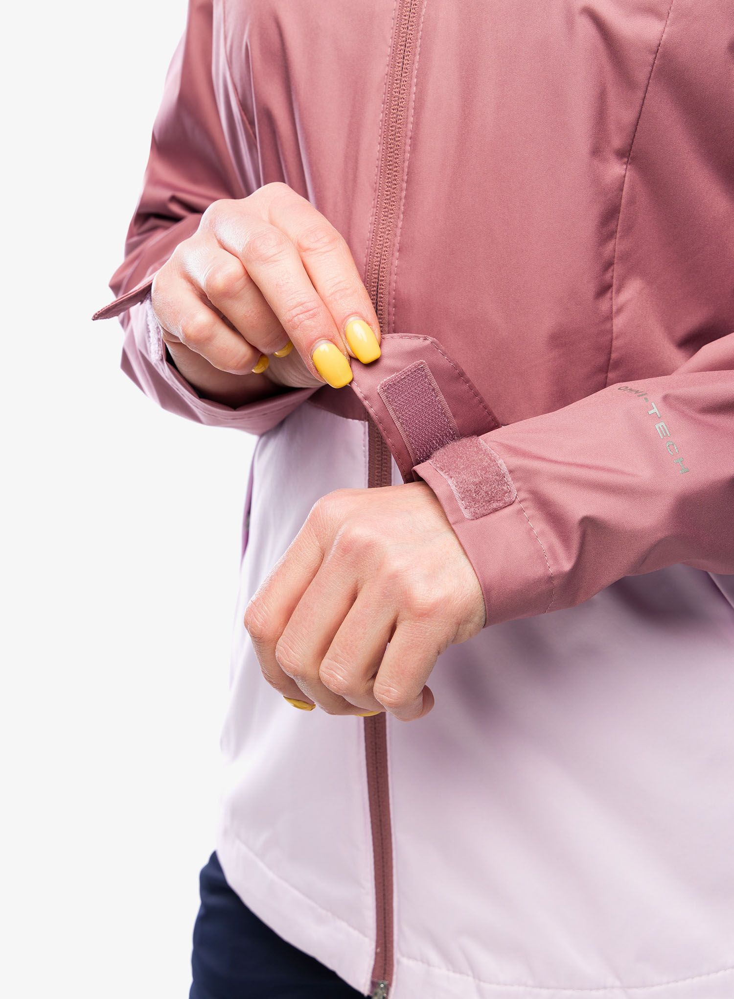 Ženska nepremočljiva jakna Columbia Inner Limits III Jacket - fig/pink dawn