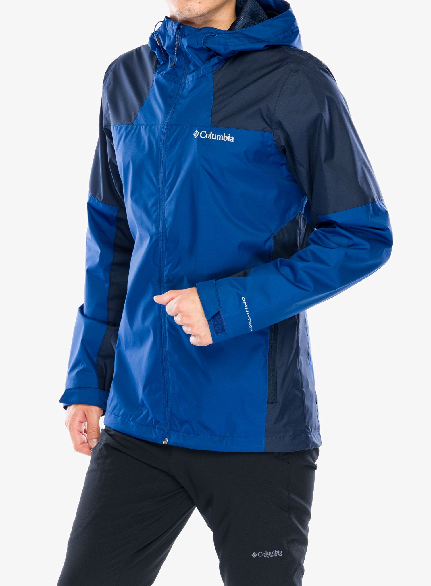 Nepremočljiva jakna Columbia Inner Limits III Jacket - mountain blue/collegiate navy
