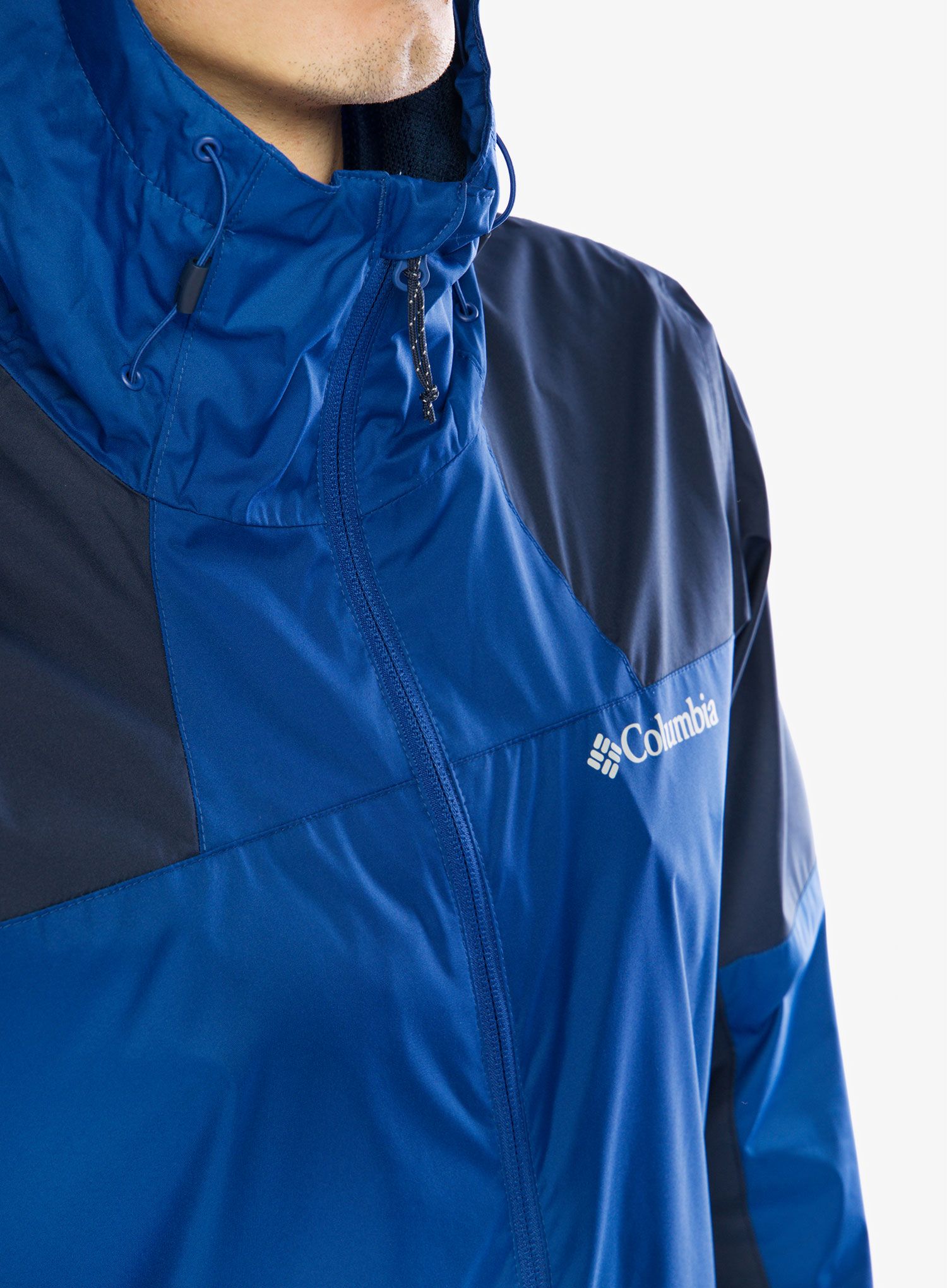 Nepremočljiva jakna Columbia Inner Limits III Jacket - mountain blue/collegiate navy